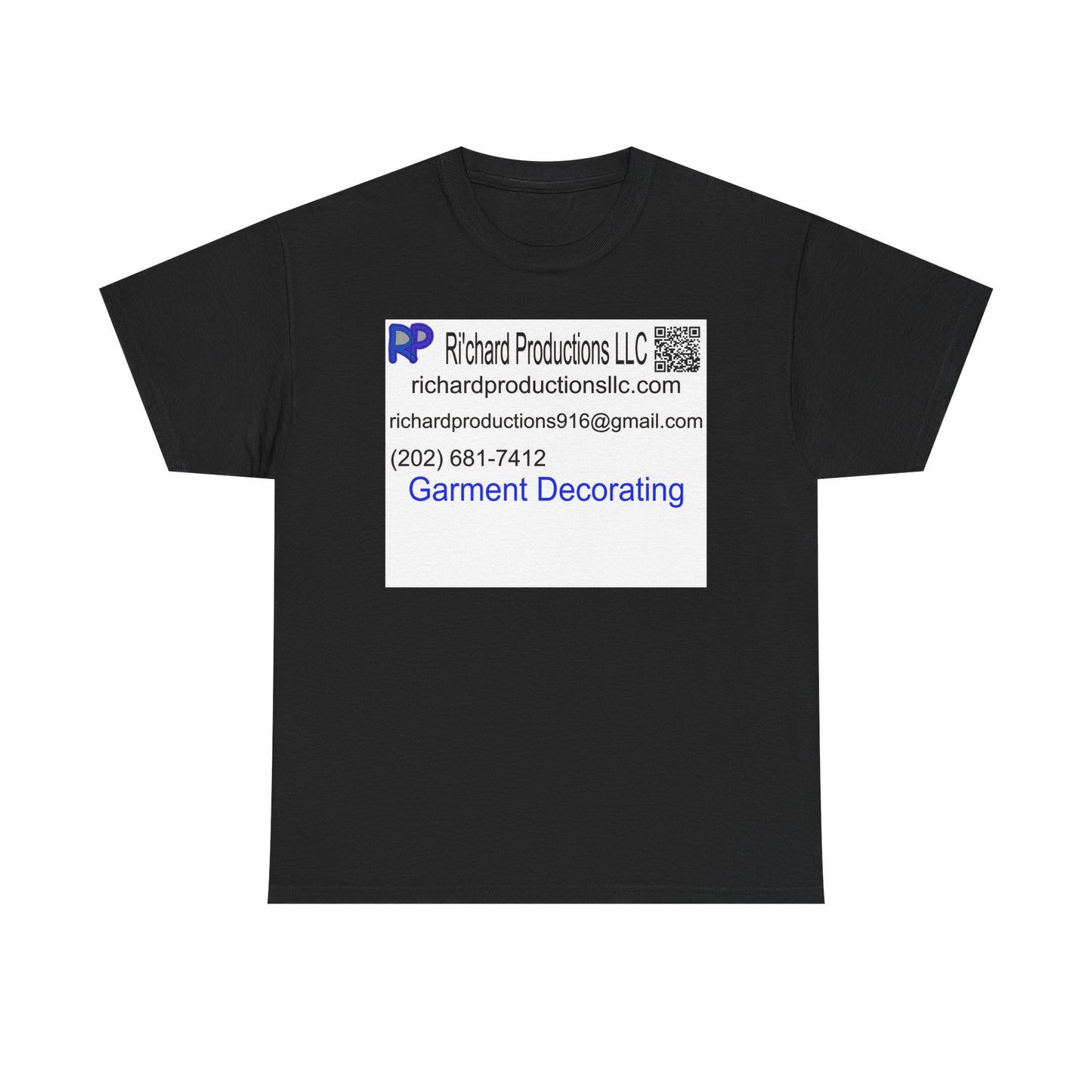 Custom Unisex Heavy Cotton Tee - Richard Productions LLC - Perfect for Events and Promotions