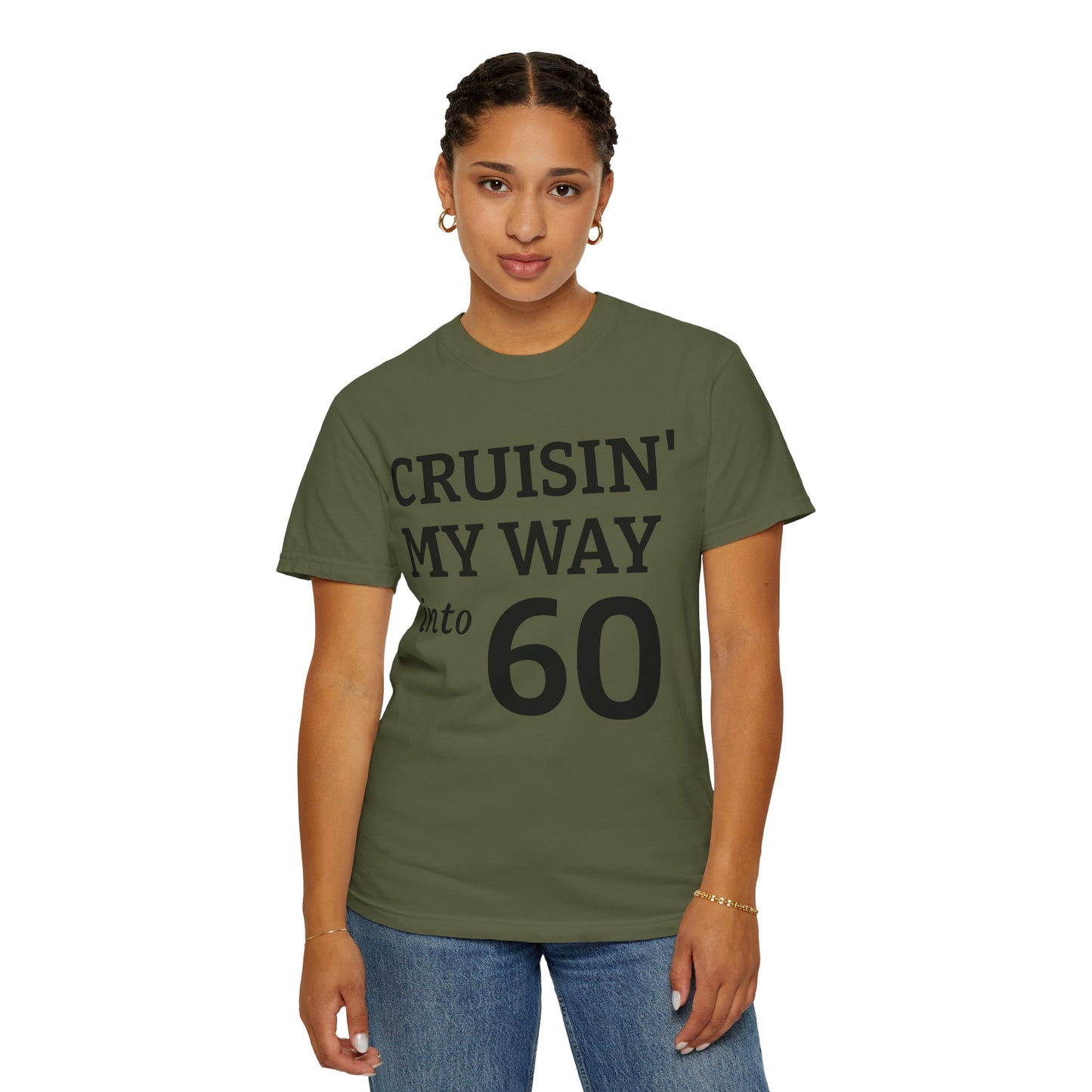 Cruisin' My Way Into 60 T-Shirt — 60th Birthday Tee