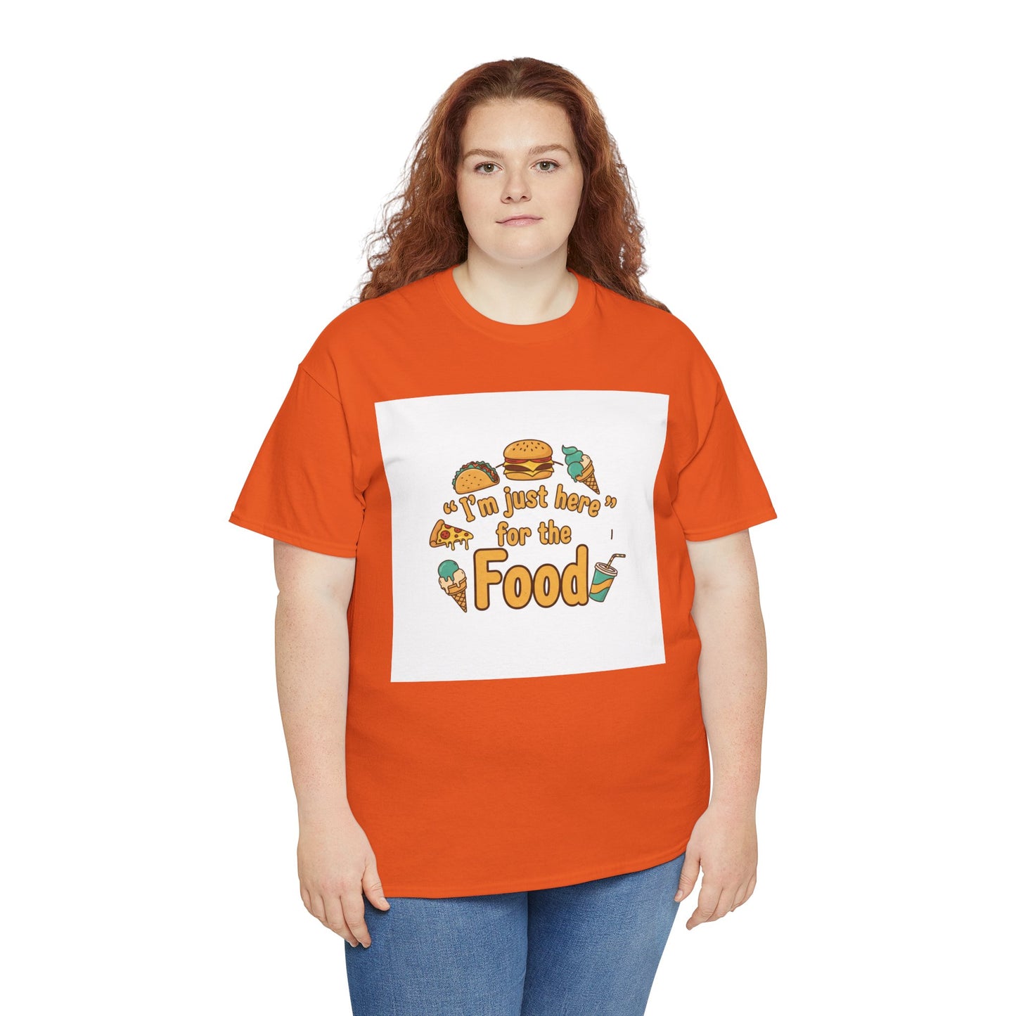 I'm Just Here for the Food T‑Shirt — Funny Foodie Graphic Tee