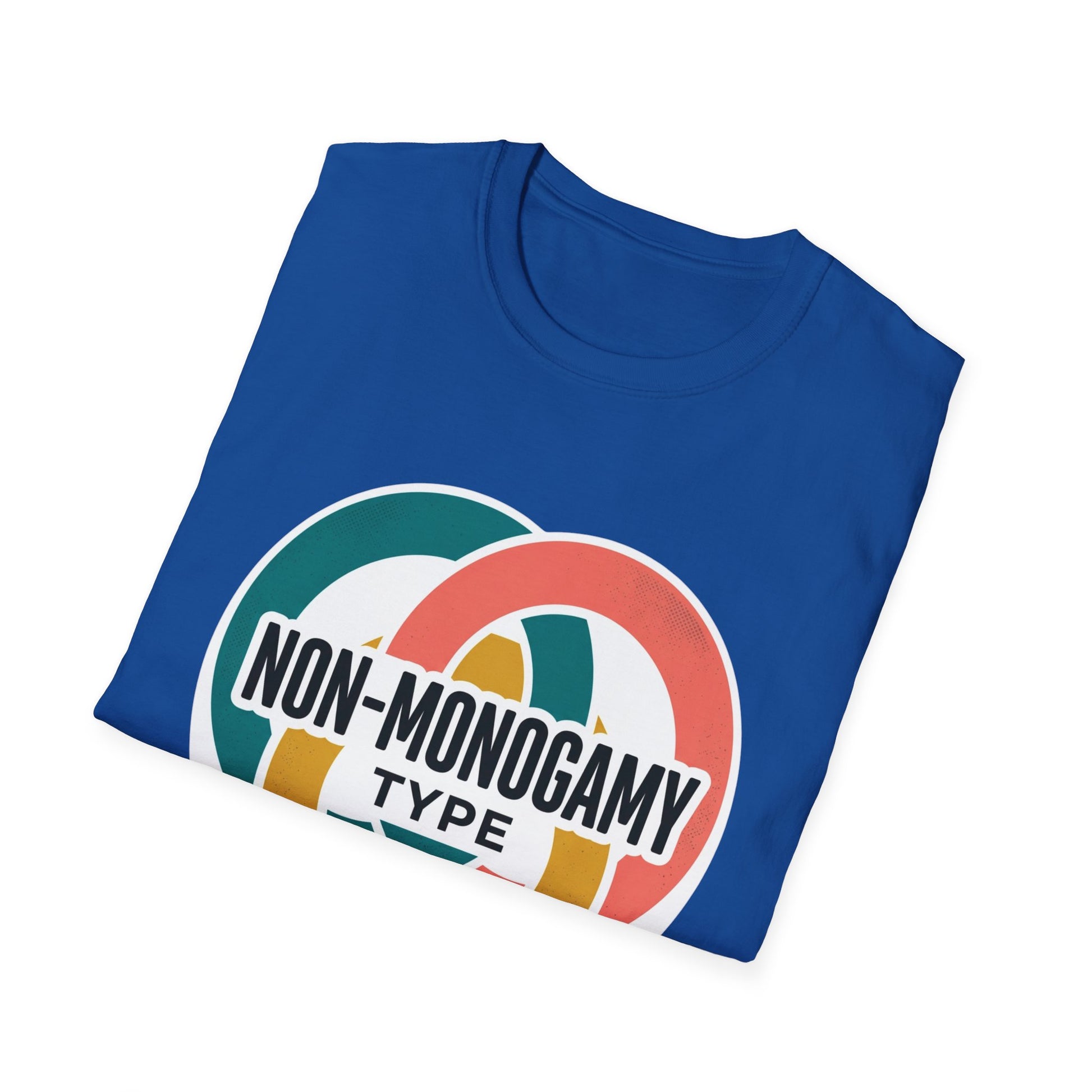 Non-Monogamy Type T-Shirt — Retro Polyamory Pride Tee Printify