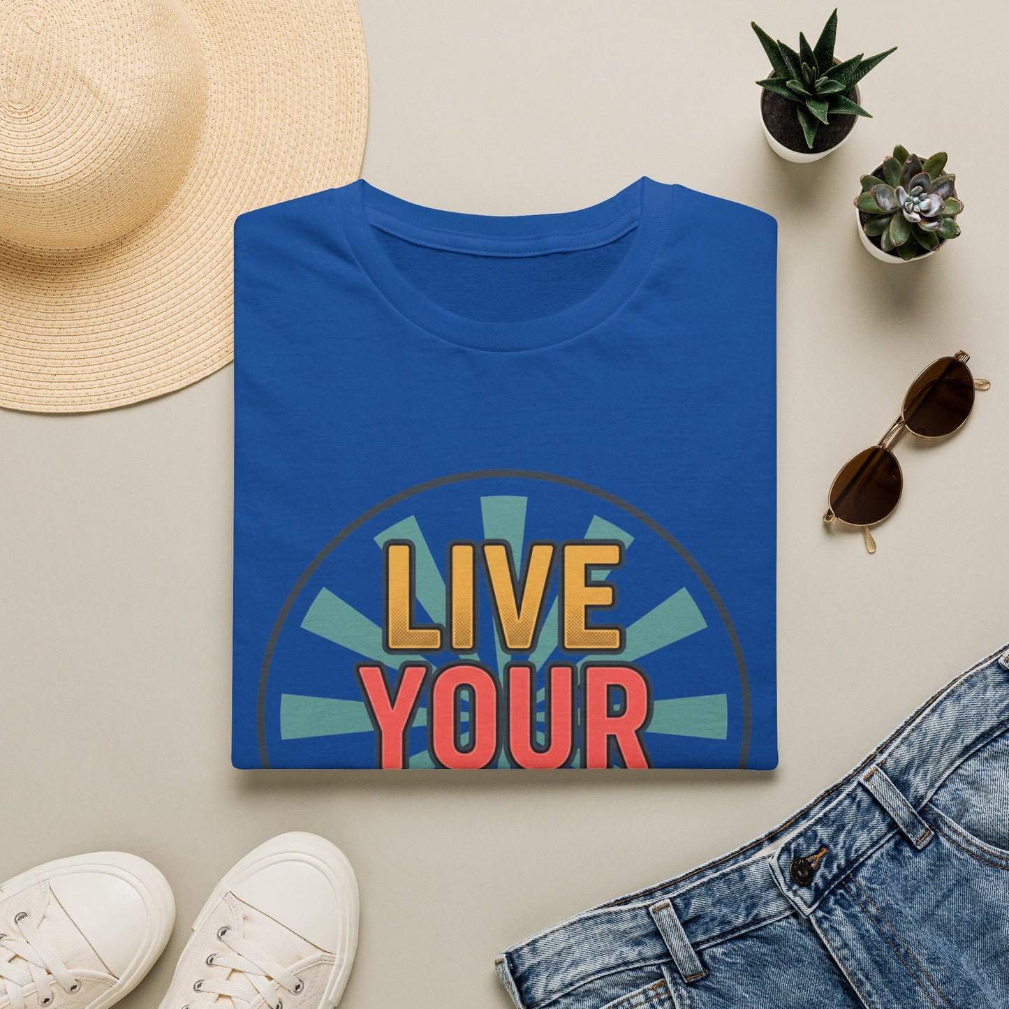 Live Your Truth T-Shirt — Retro Inspirational Graphic Tee
