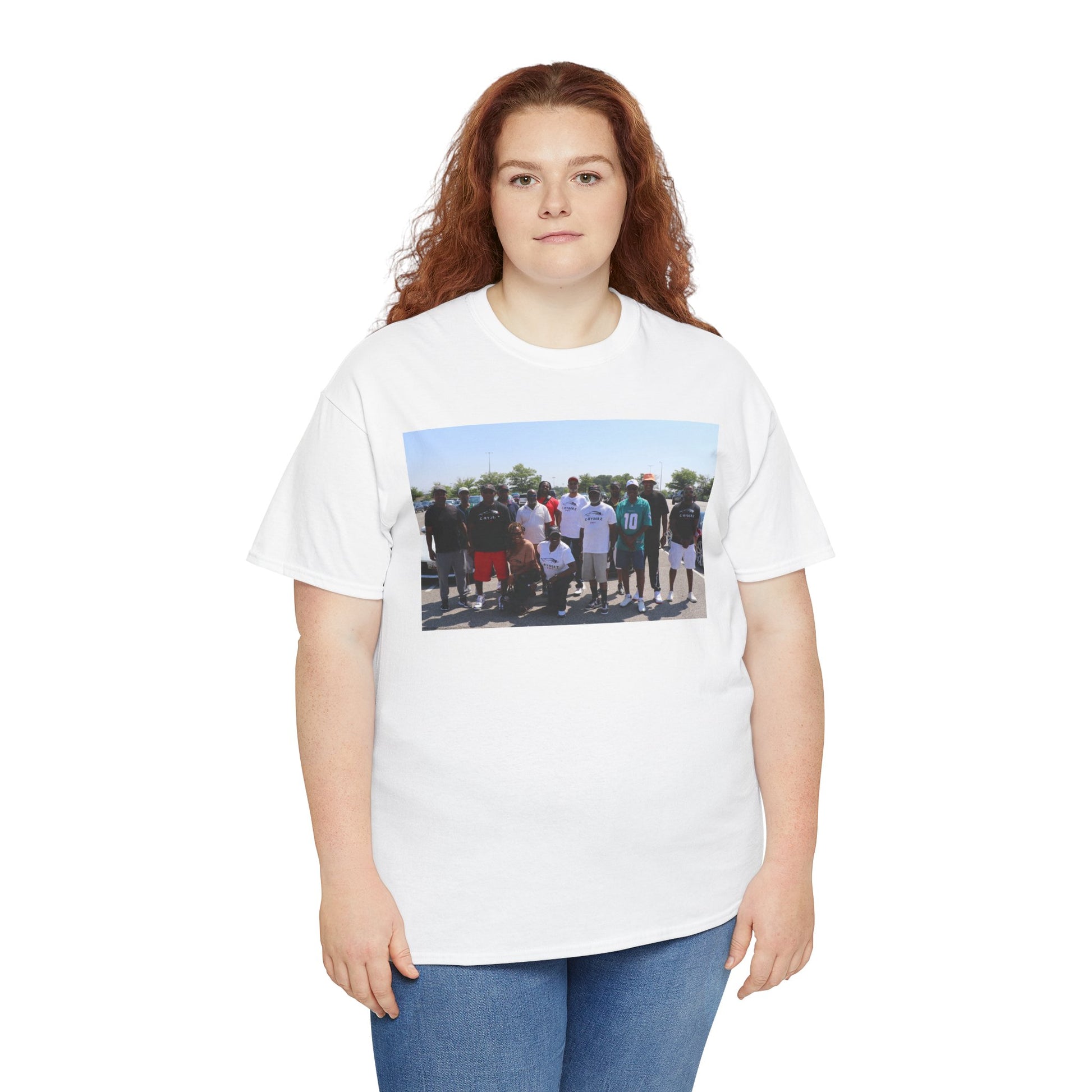 C-RYDERZ Group Photo Custom Tee — Personalized Reunion & Team Picture Shirt Printify