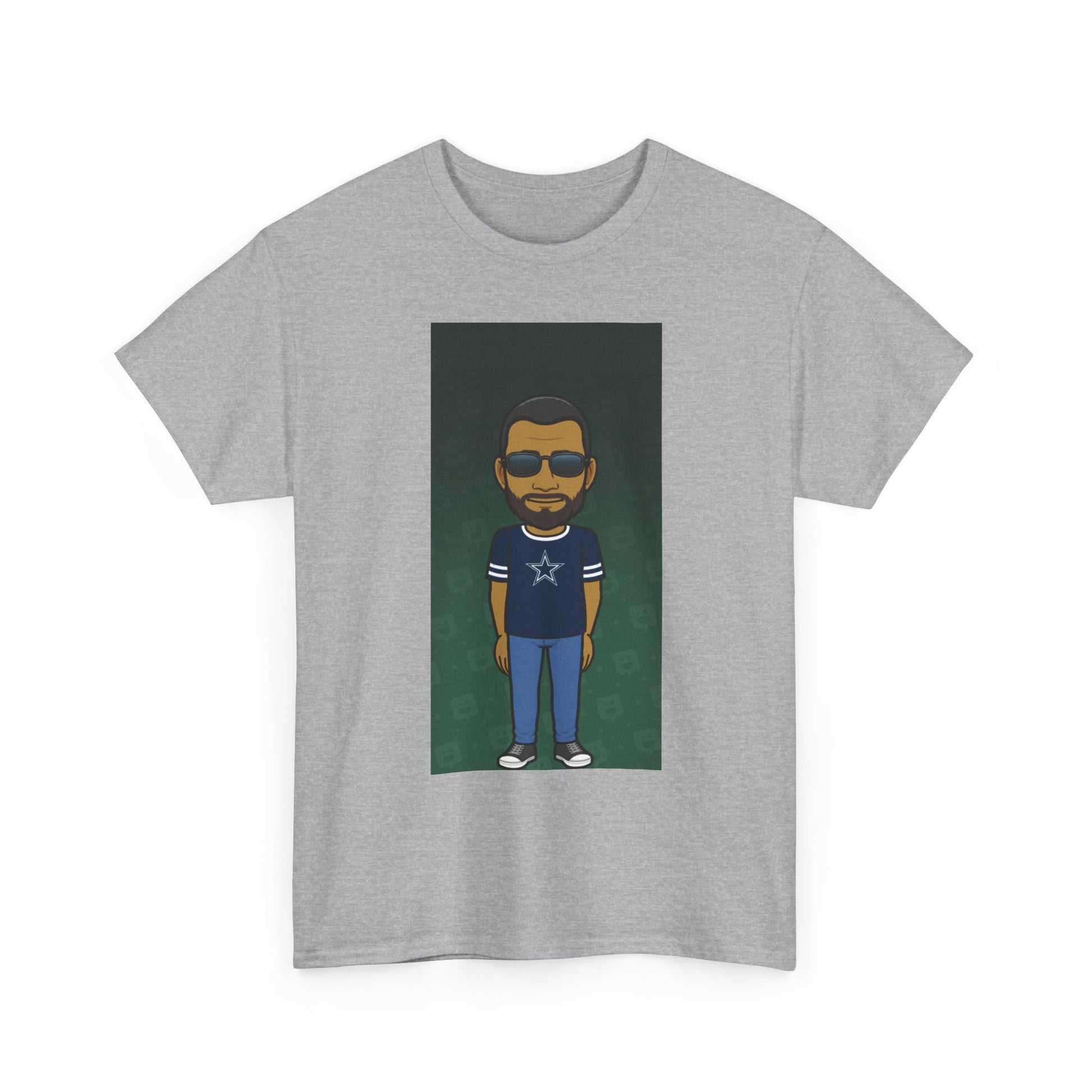 Cartoon Guy Graphic Tee — Personalized Avatar Shirt Printify