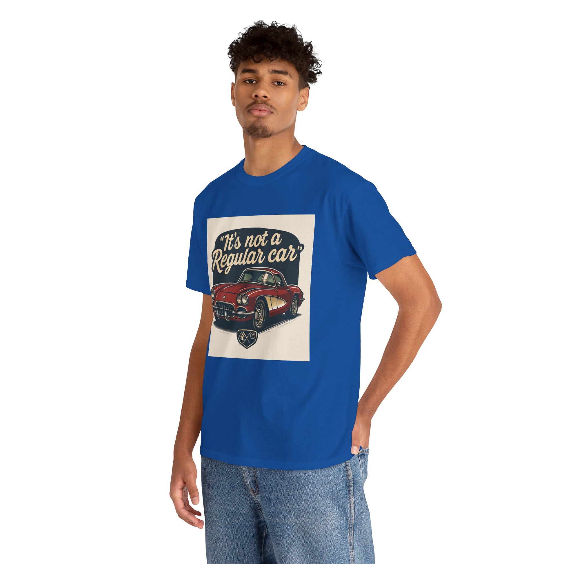 Classic Car Tee — "It's Not a Regular Car" Vintage Muscle Car Shirt Printify