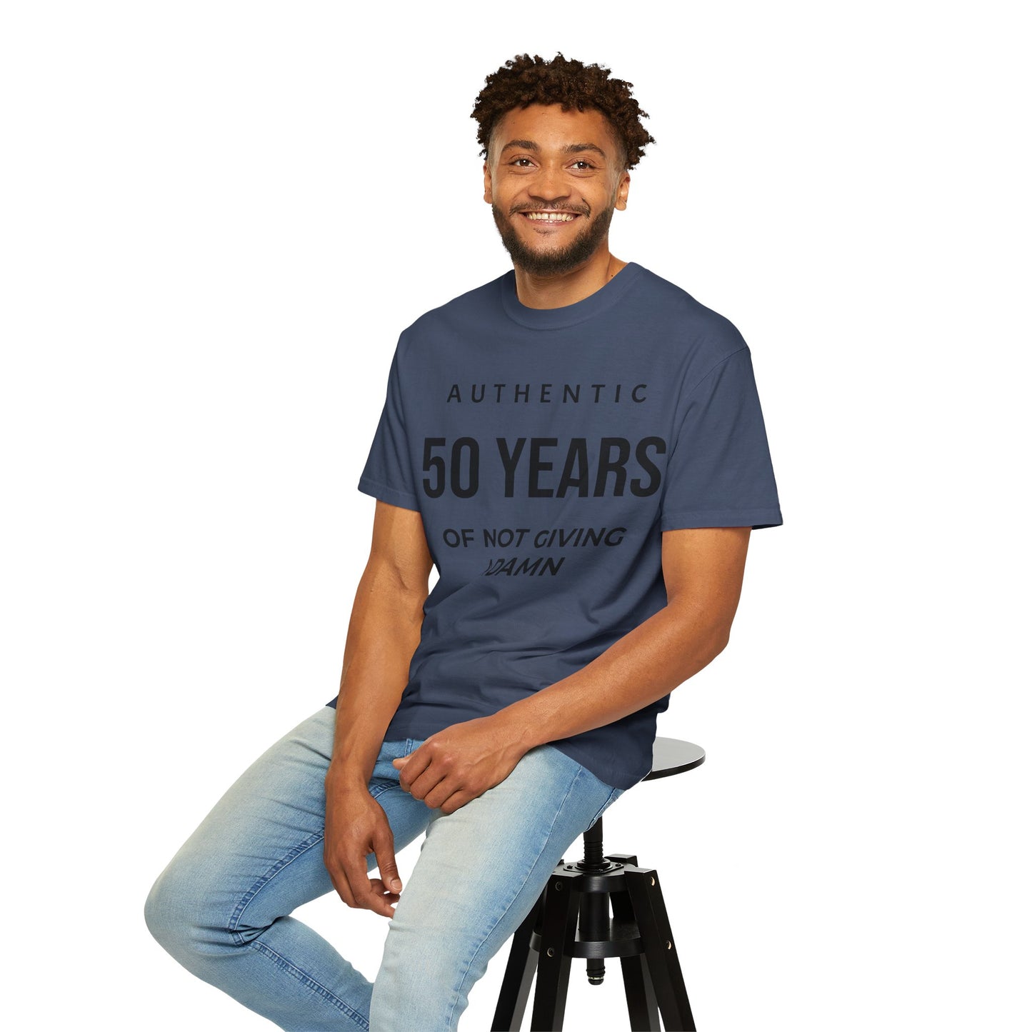 50 Years of Not Giving a Damn T-Shirt — Funny 50th Birthday Tee