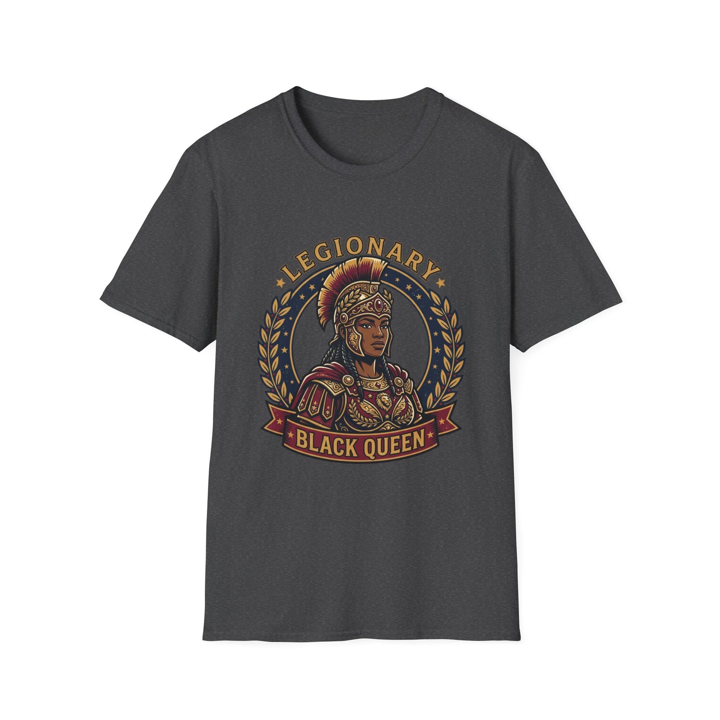 Legionary Black Queen T-Shirt — Empowering Afrocentric Warrior Tee