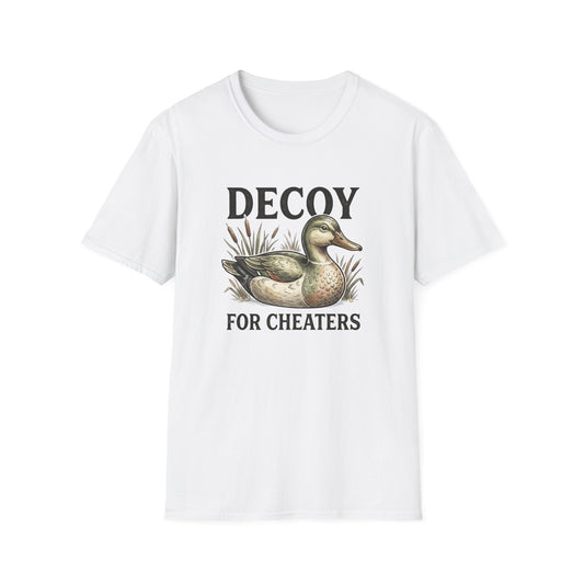 Decoy Duck T-Shirt — "Decoy for Cheaters" Vintage Waterfowl Tee