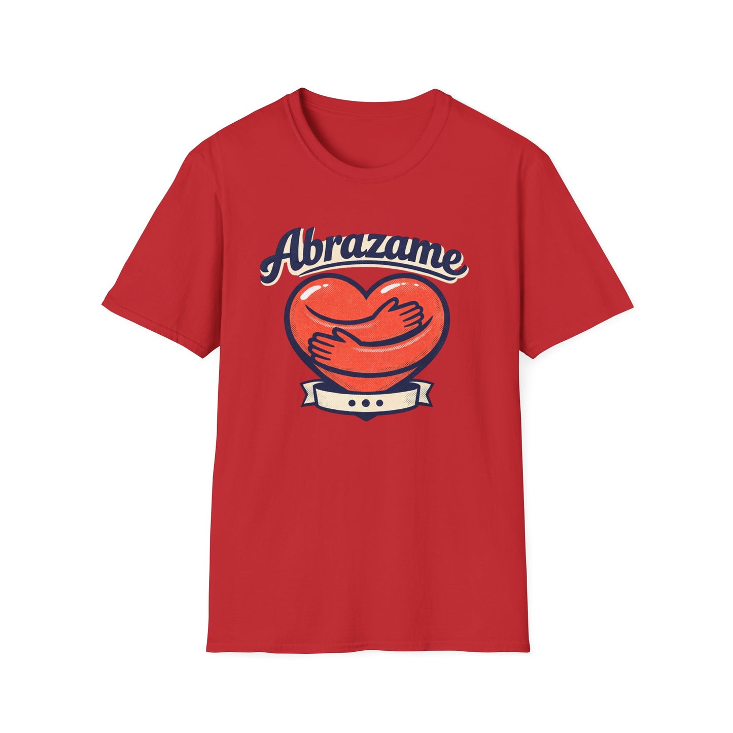 Abrázame Heart Hug T-Shirt — Spanish Love Graphic Tee