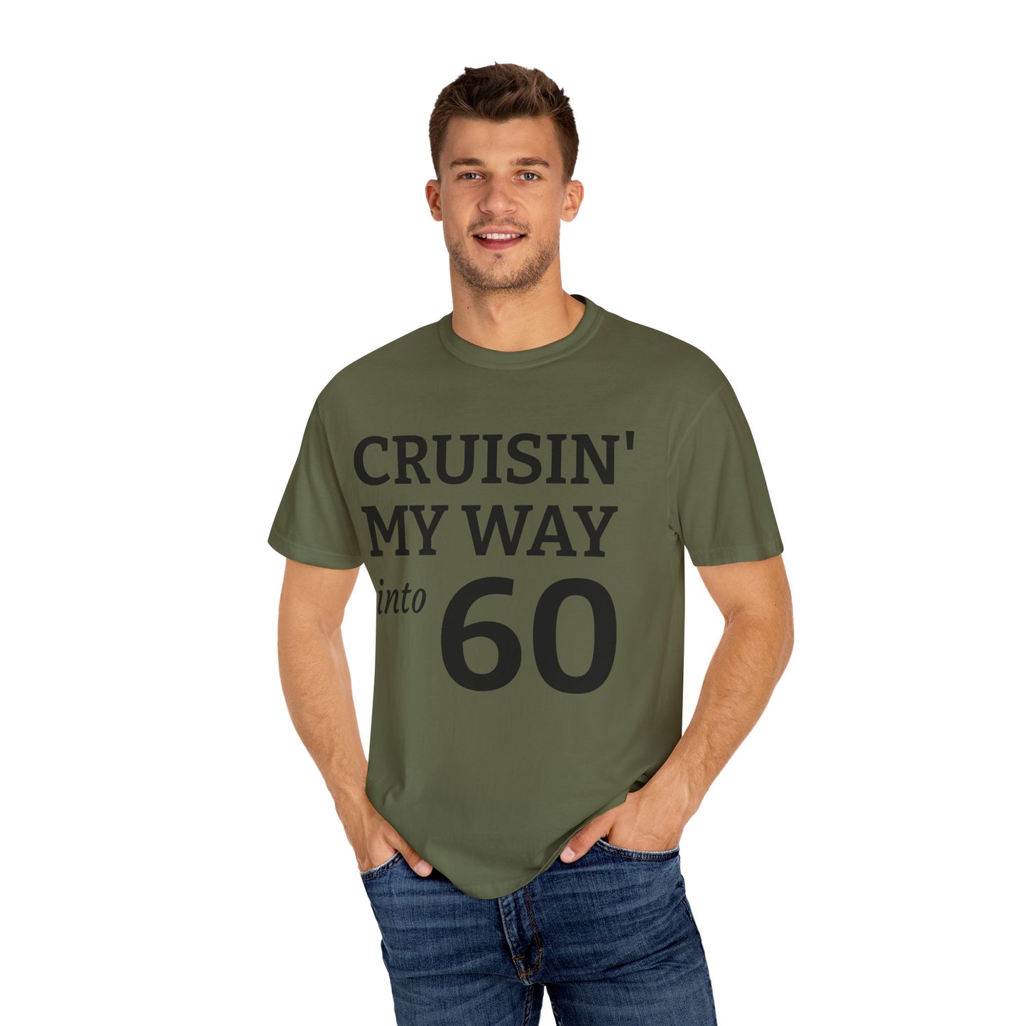 Cruisin' My Way Into 60 T-Shirt — 60th Birthday Tee