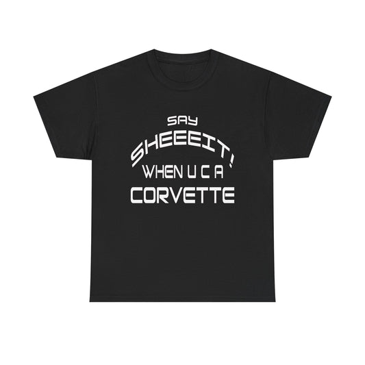 Corvette-Unisex Heavy Cotton Tee - Comfy & Casual Everyday Wear