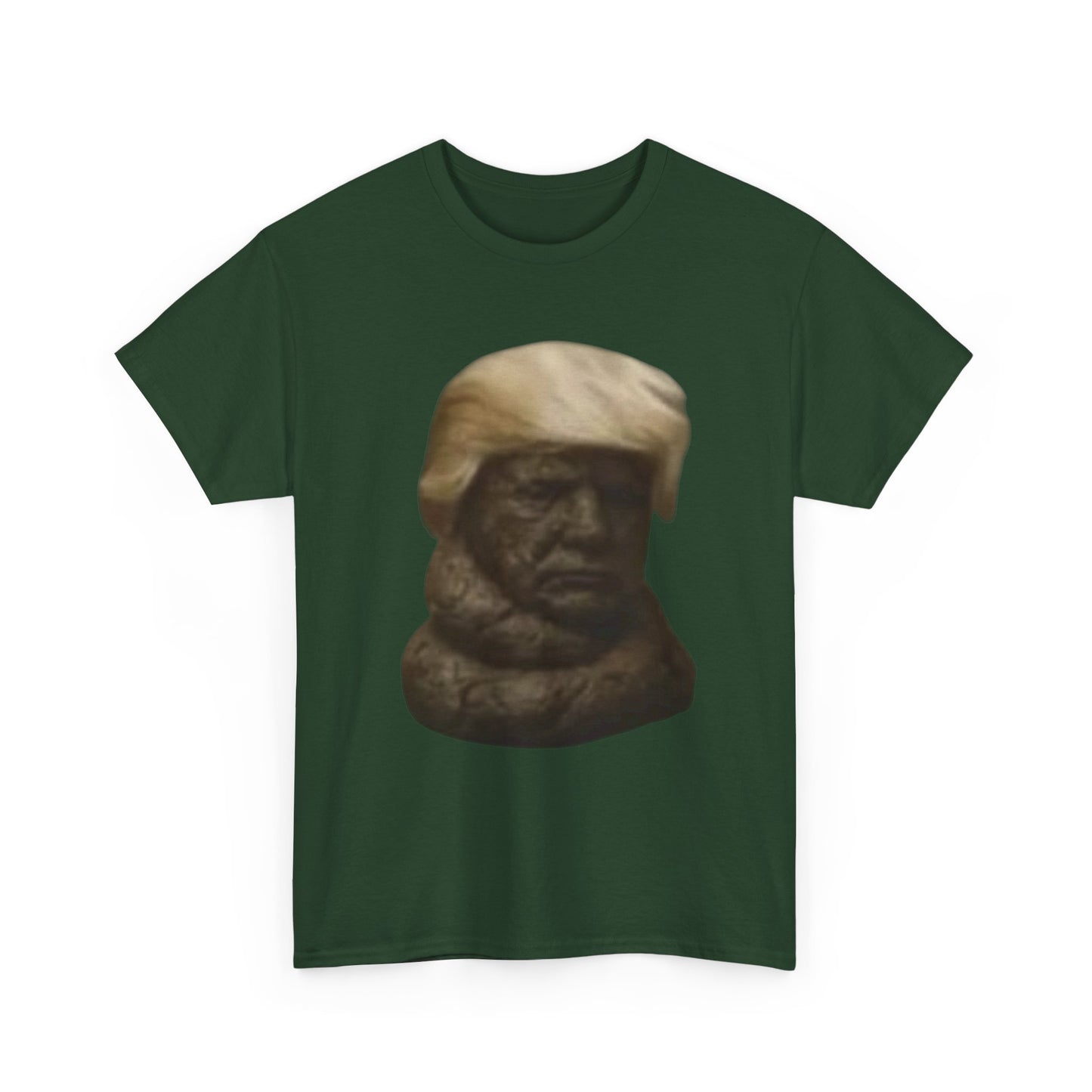 Graphic Tee — Bronze Bust Illustration T‑Shirt