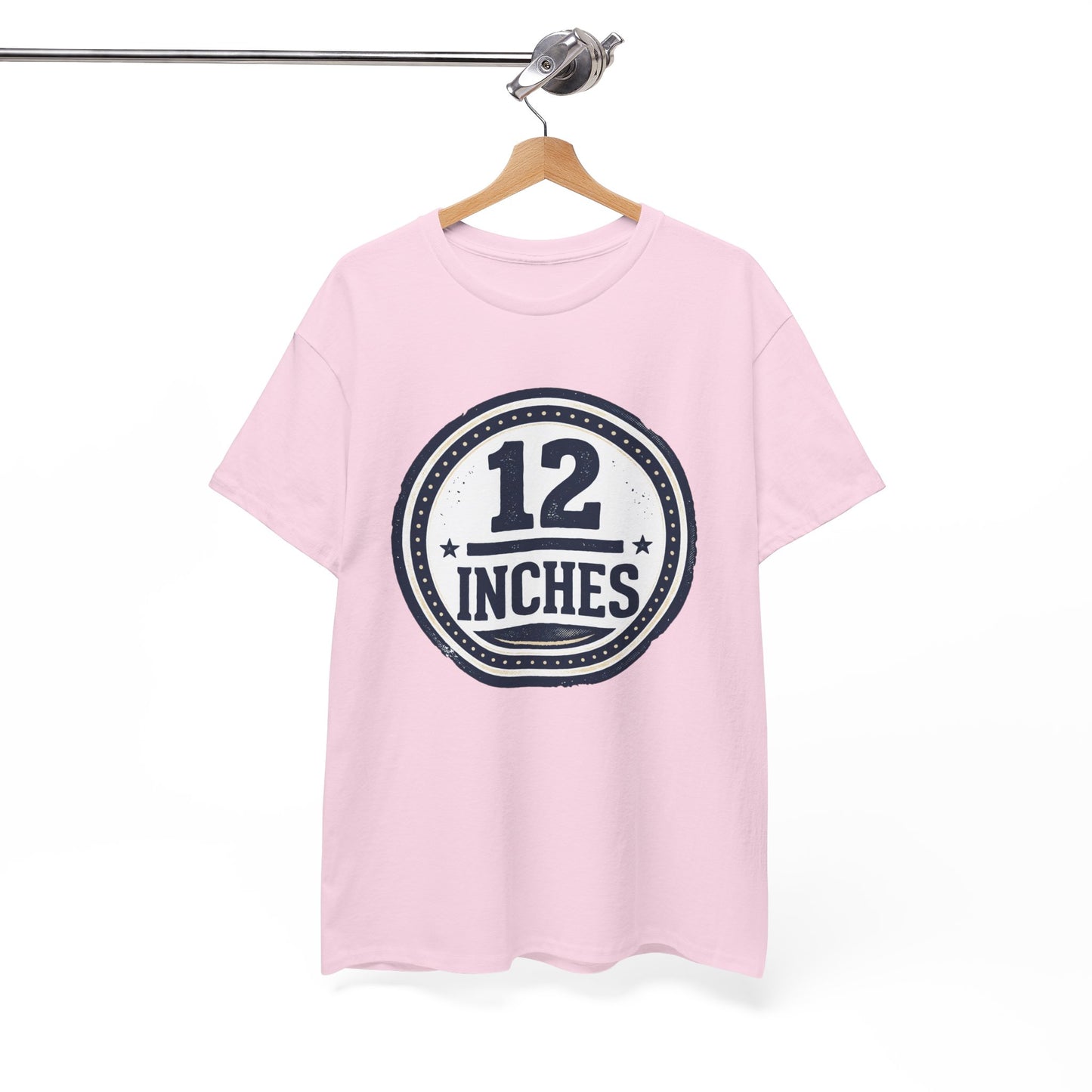 12 Inches Badge T-Shirt — Vintage Stamp Graphic Tee