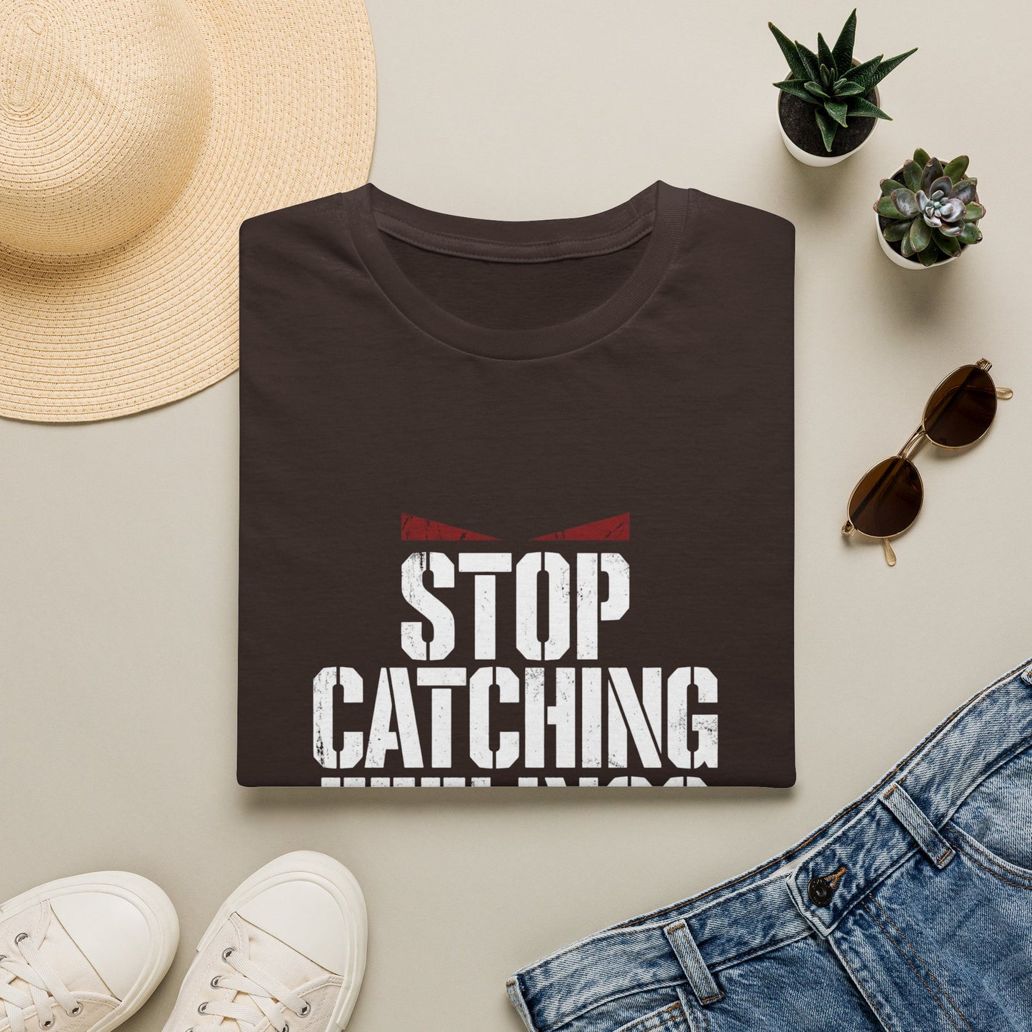 Stop Catching Feelings T-Shirt — Funny Heartbreak Graphic Tee