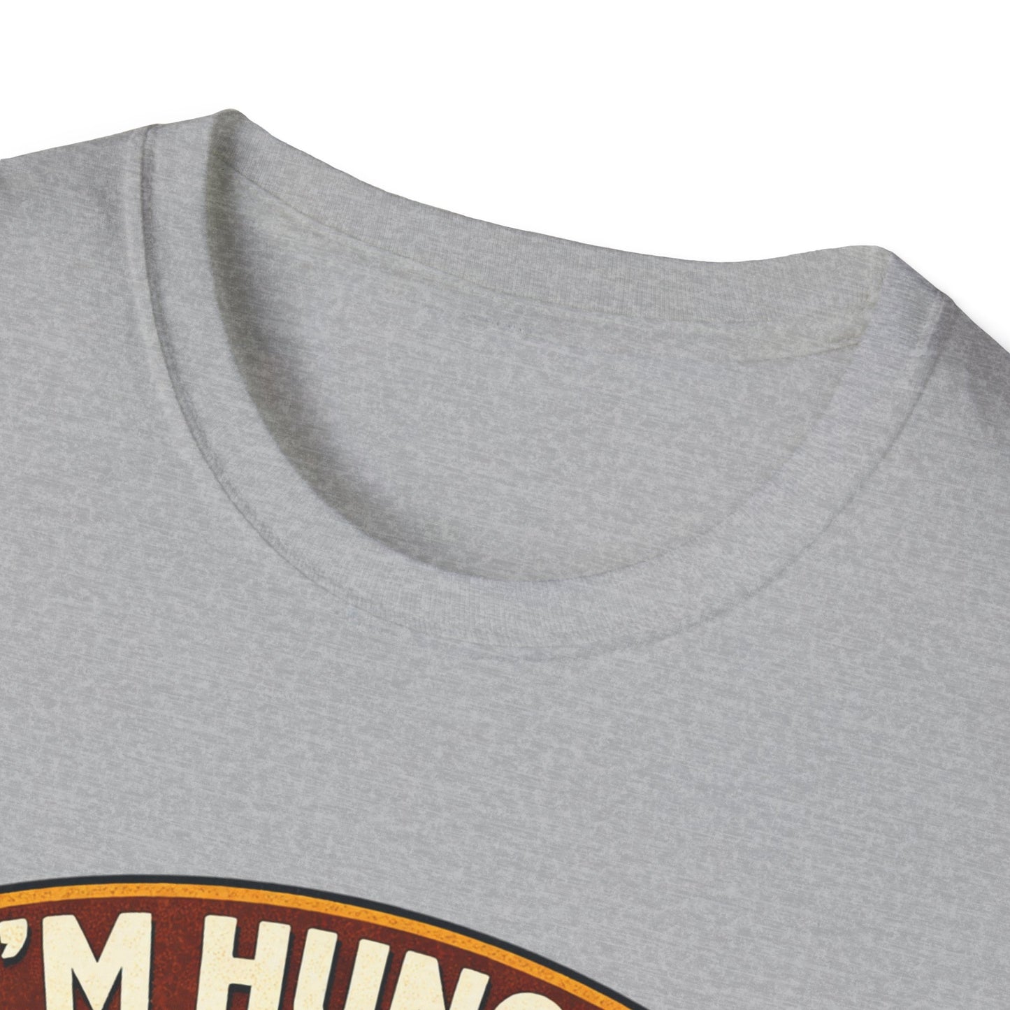 I'm Hungry Burger Graphic T-Shirt — "Do You Feel Buying Me Some Food?" Funny Foodie Tee