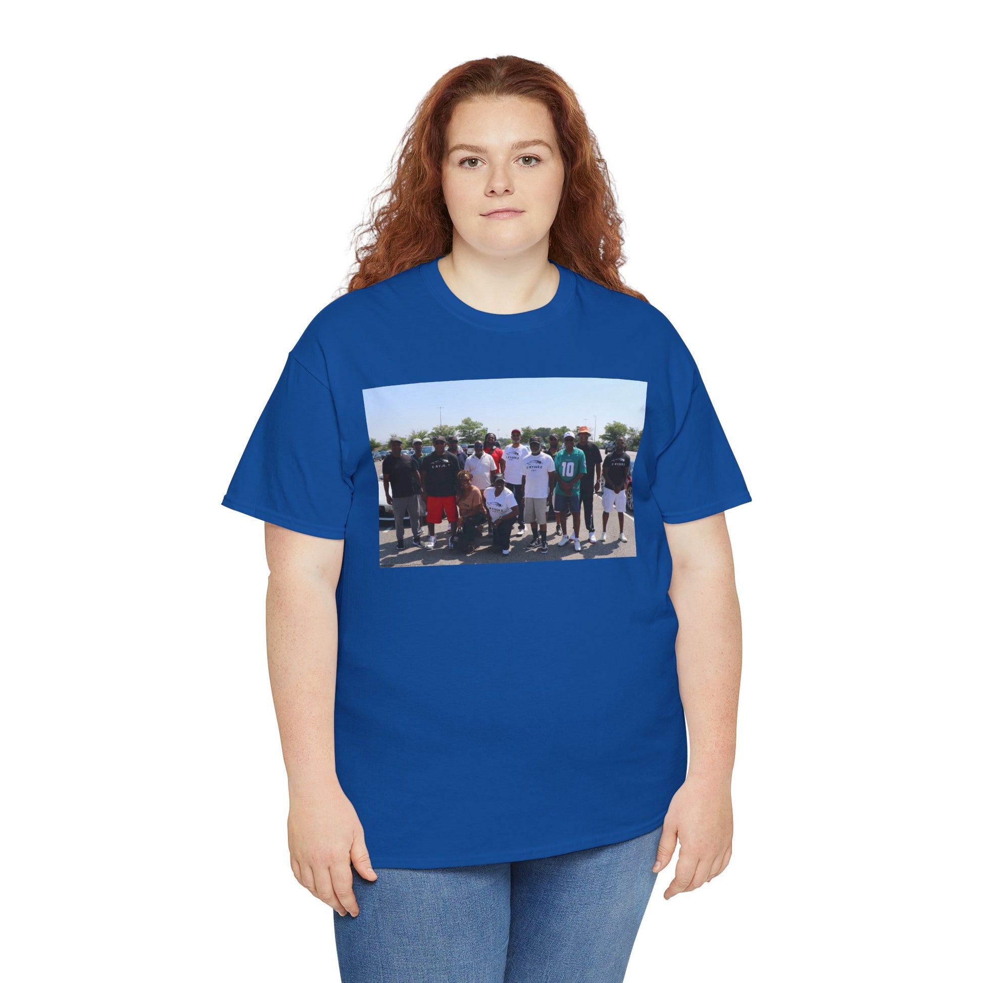 C-RYDERZ Group Photo Custom Tee — Personalized Reunion & Team Picture Shirt Printify
