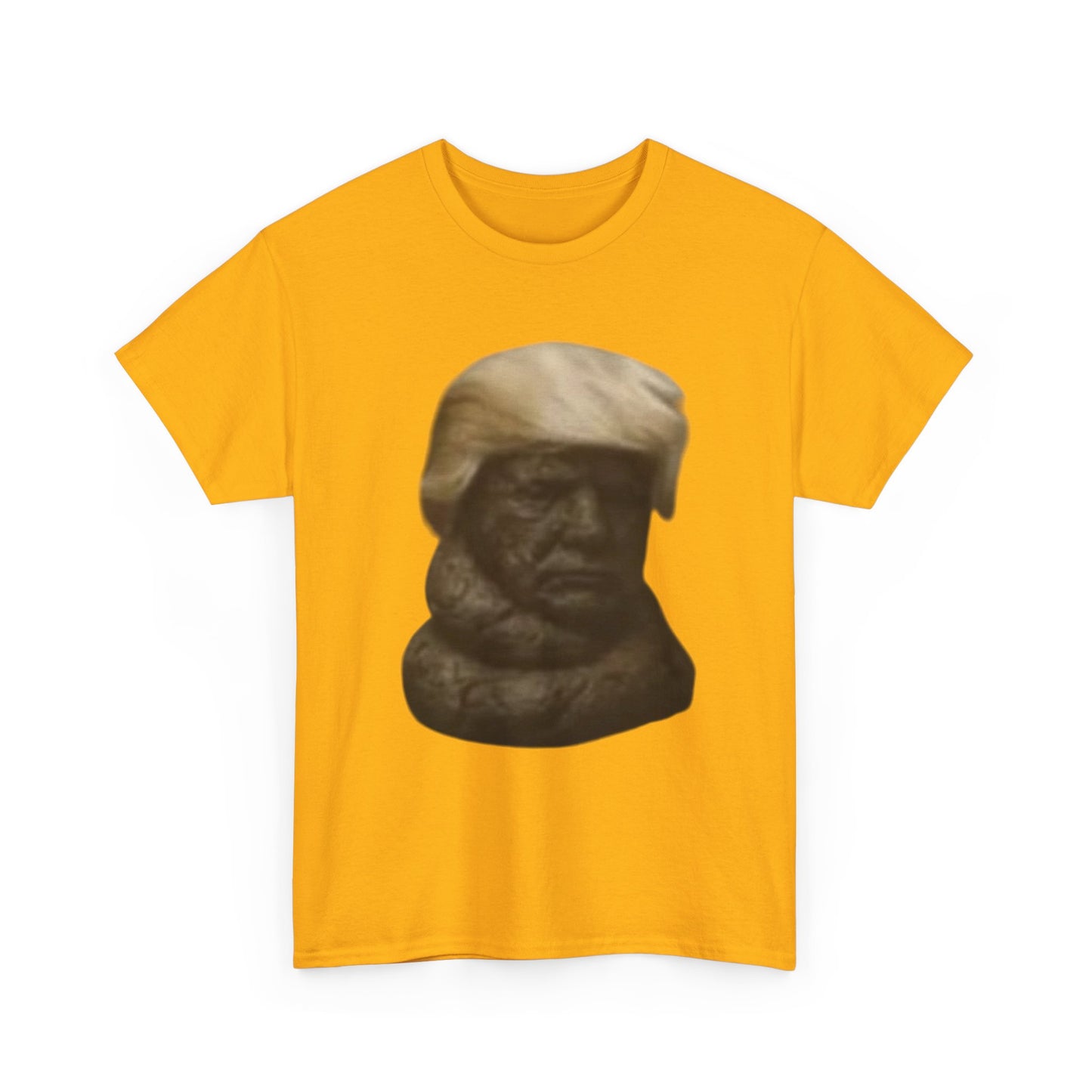 Graphic Tee — Bronze Bust Illustration T‑Shirt