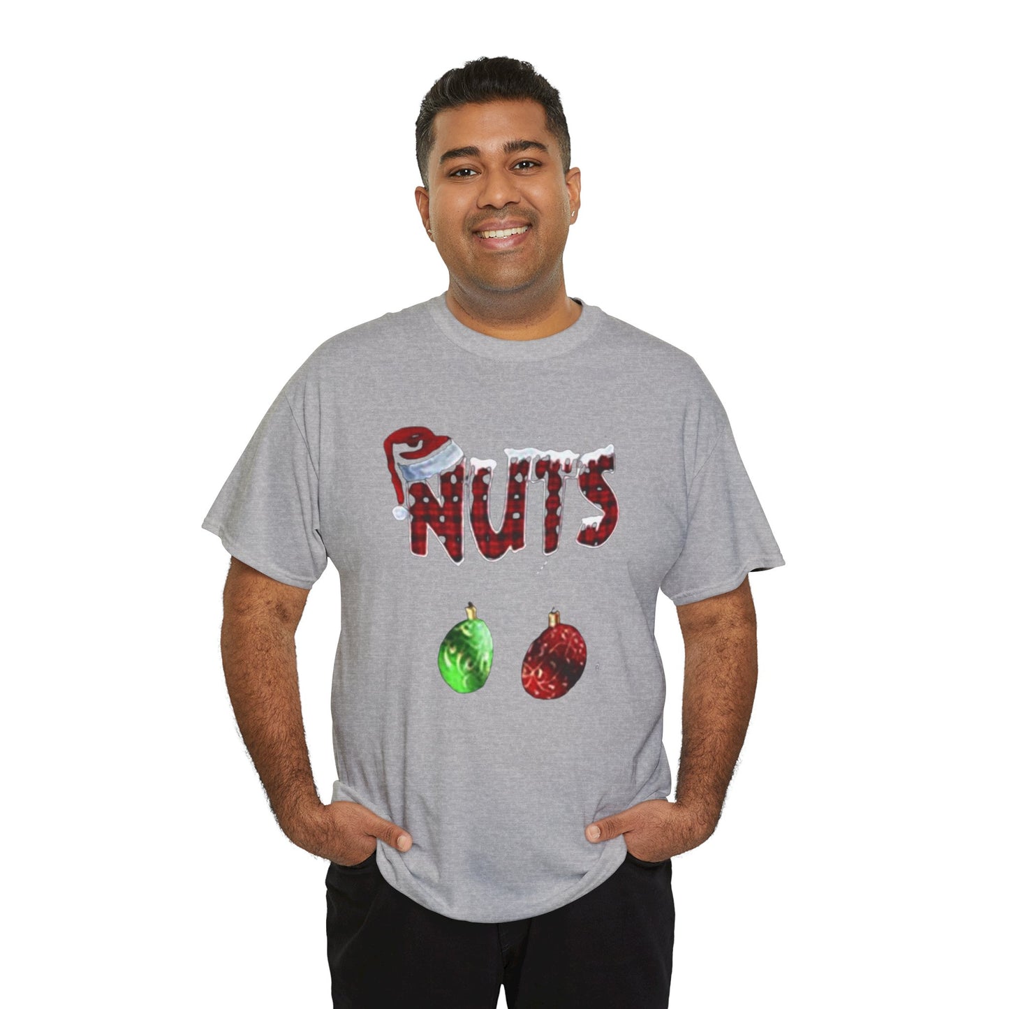 Holiday 'Nuts' Tee — Funny Christmas Ornament Graphic T-Shirt Printify