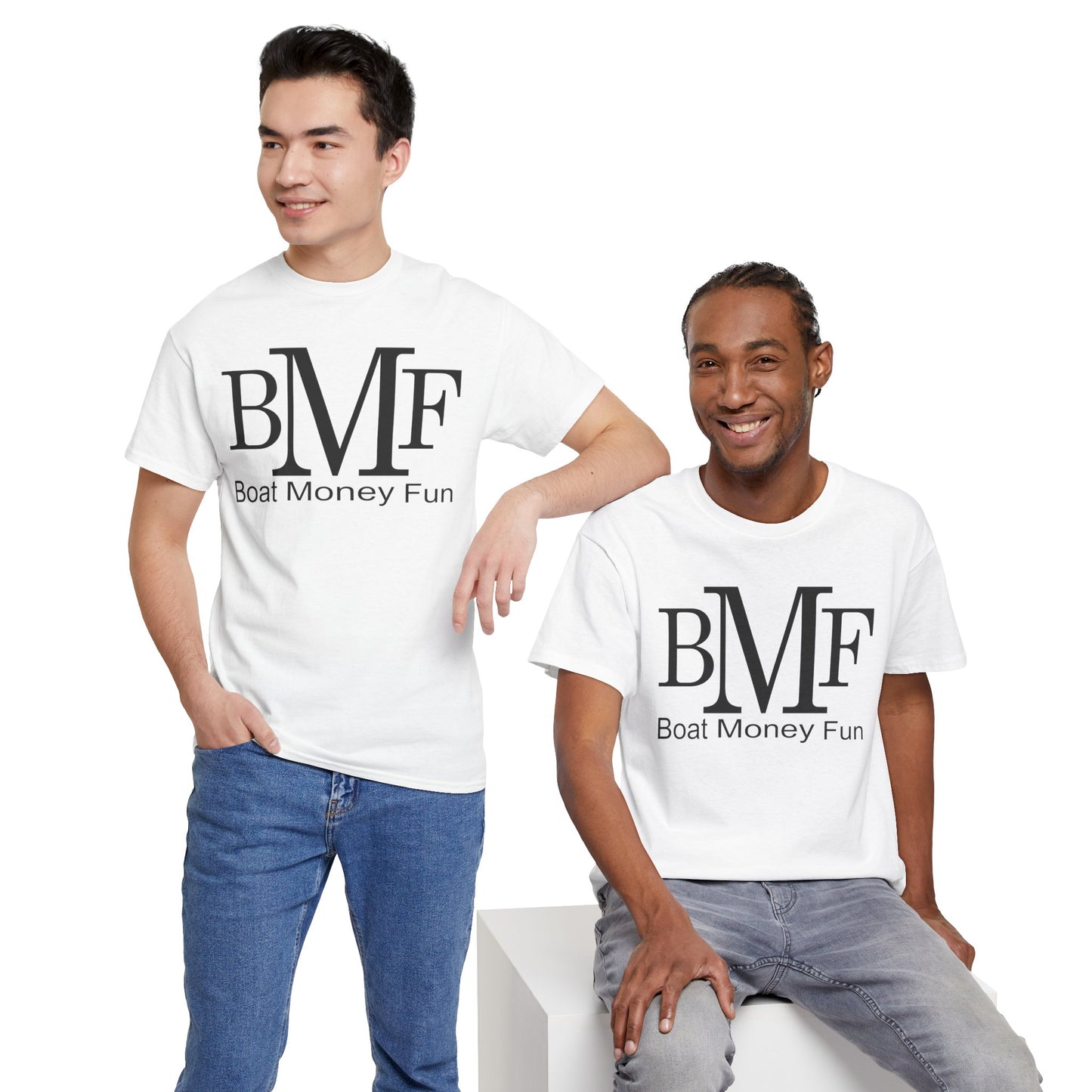 BMF - Boat Money Fun T-Shirt for Nautical Lovers-DMVBOC