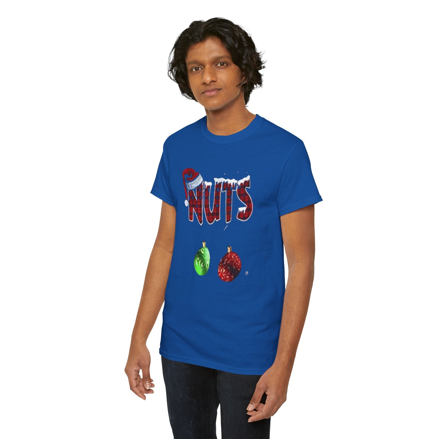 Holiday 'Nuts' Tee — Funny Christmas Ornament Graphic T-Shirt Printify