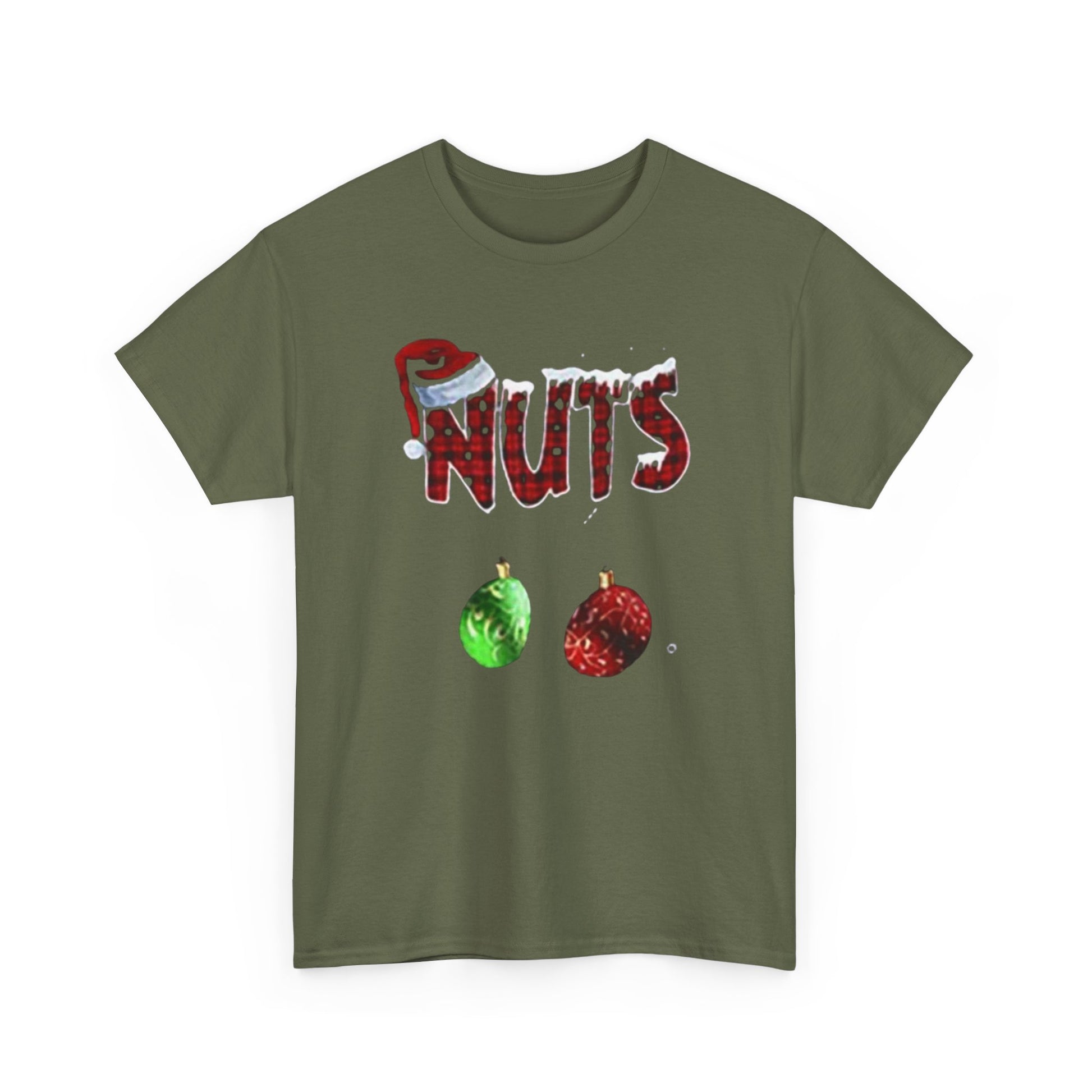 Holiday 'Nuts' Tee — Funny Christmas Ornament Graphic T-Shirt Printify