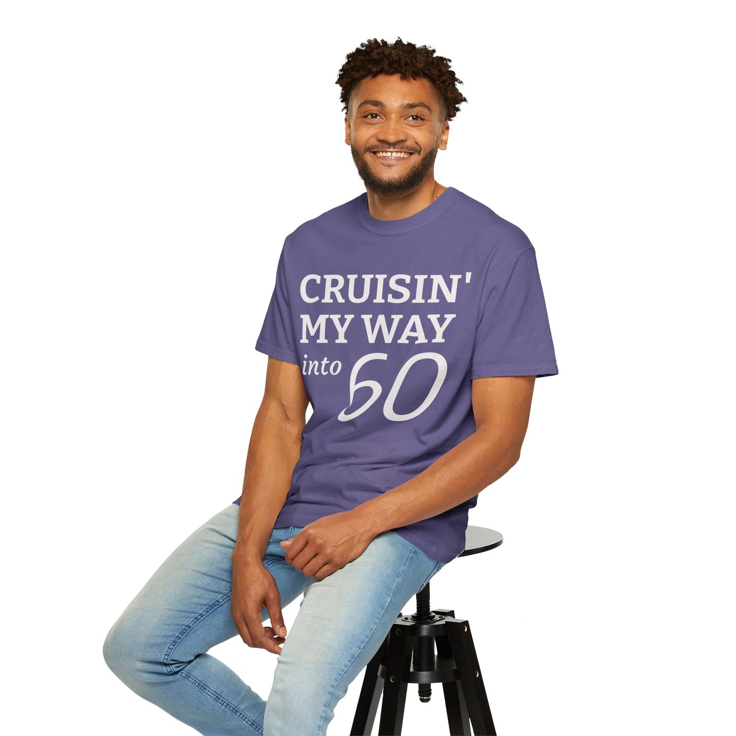 Cruisin' My Way Into 60 T-Shirt — 60th Birthday Tee