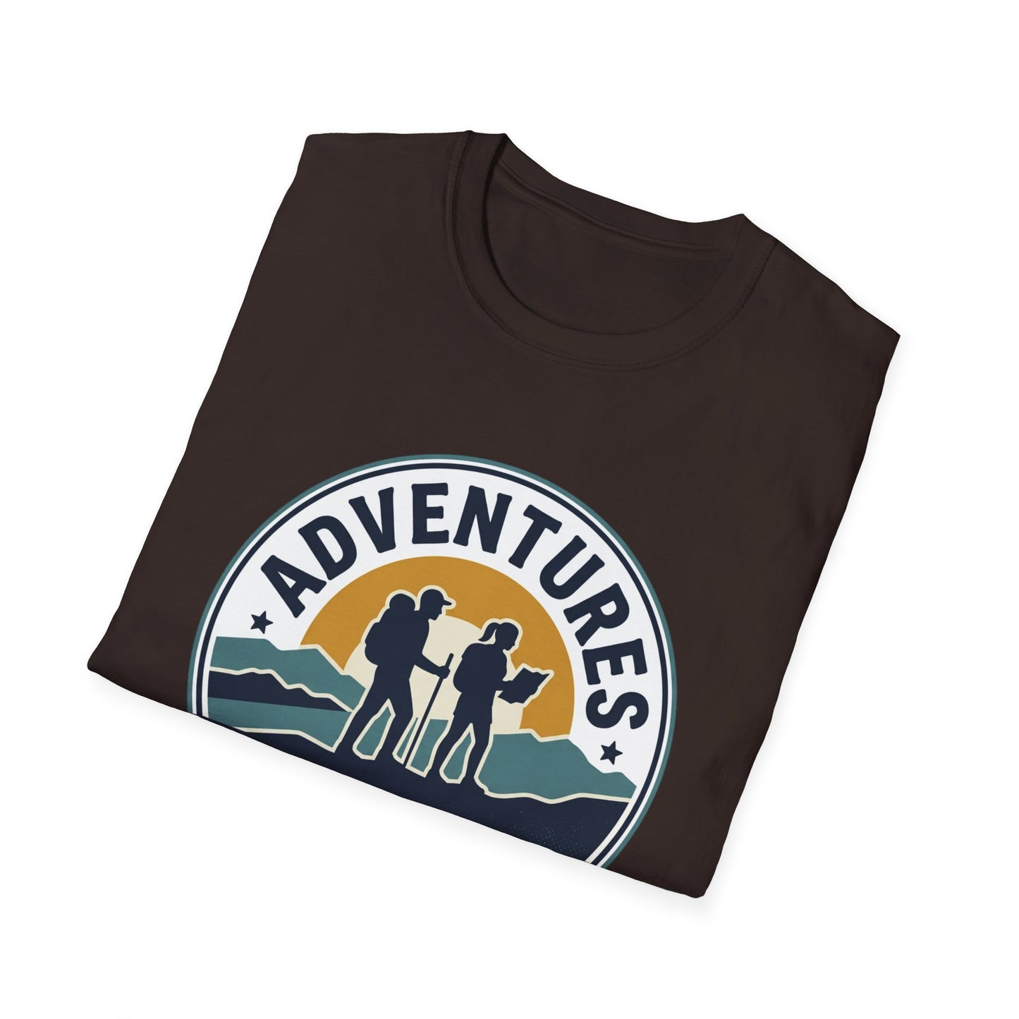 Adventures Are Better Together T-Shirt — Couples Hiking Outdoor Graphic Tee