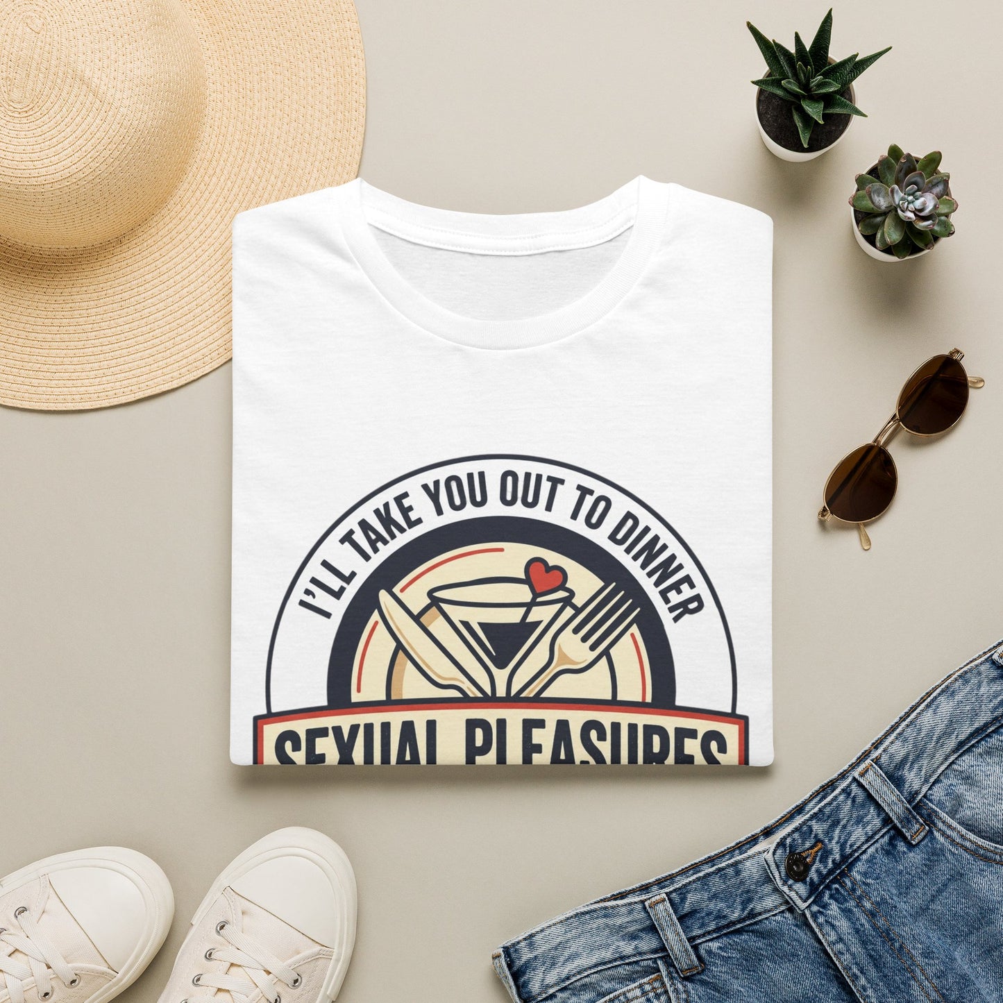 "I’ll Take You Out to Dinner" Sexual Pleasures Graphic Tee