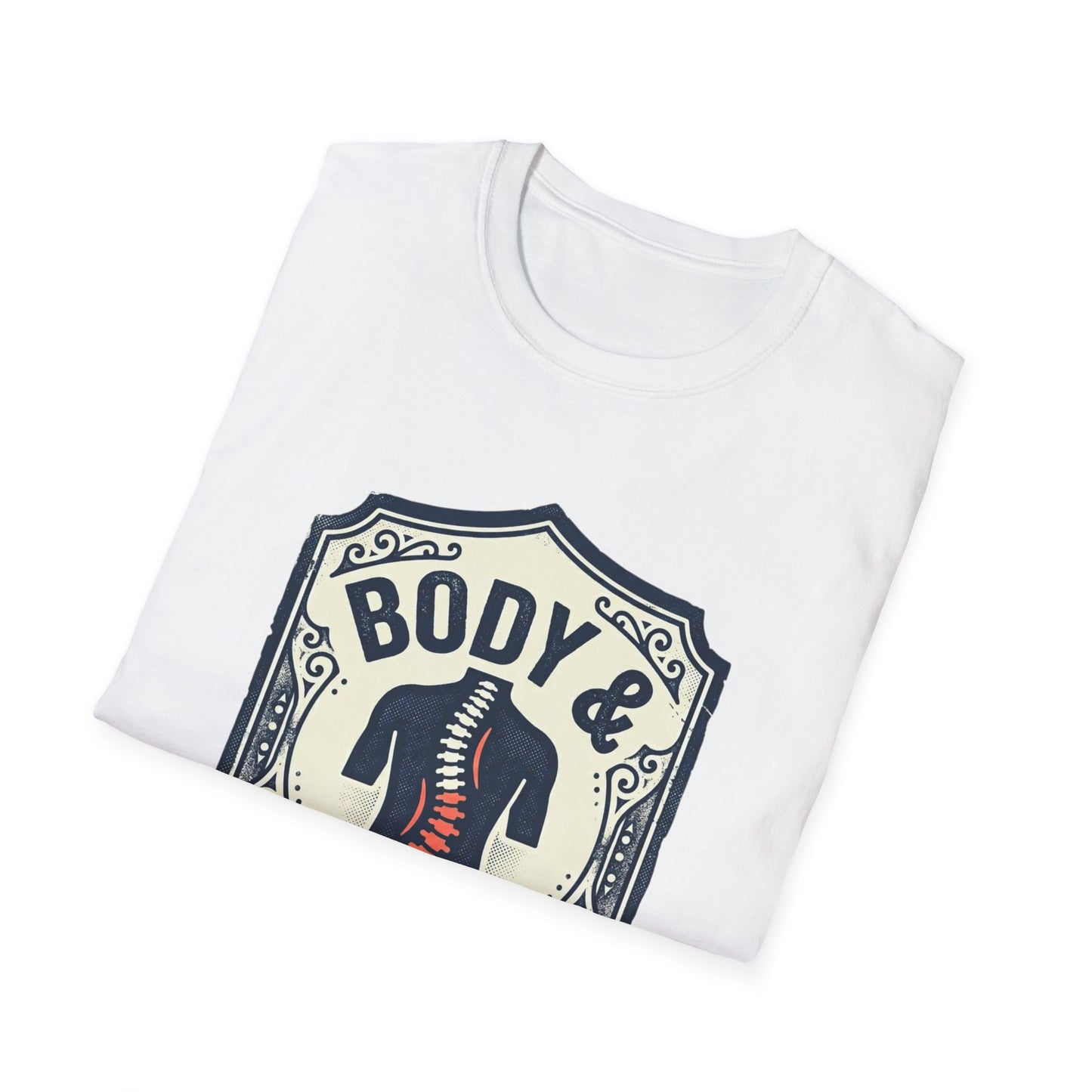 Back Hurts T-Shirt — Body & Back Hurts Graphic Tee for Spine Pain Relief Awareness