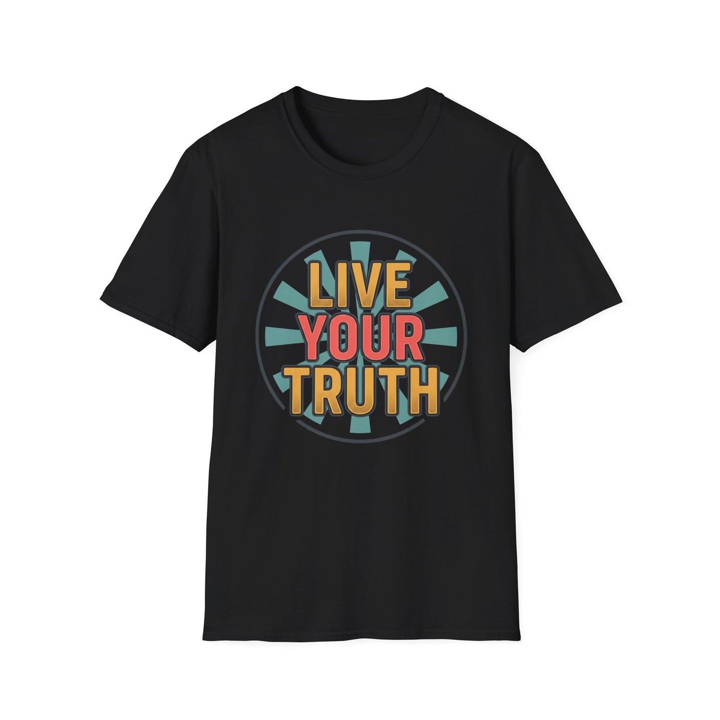 Live Your Truth T-Shirt — Retro Inspirational Graphic Tee