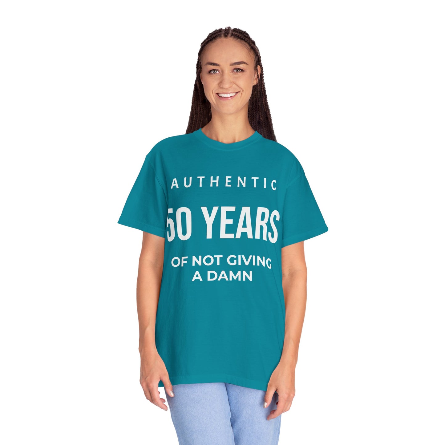 50 Years of Not Giving a Damn T-Shirt — Funny 50th Birthday Tee