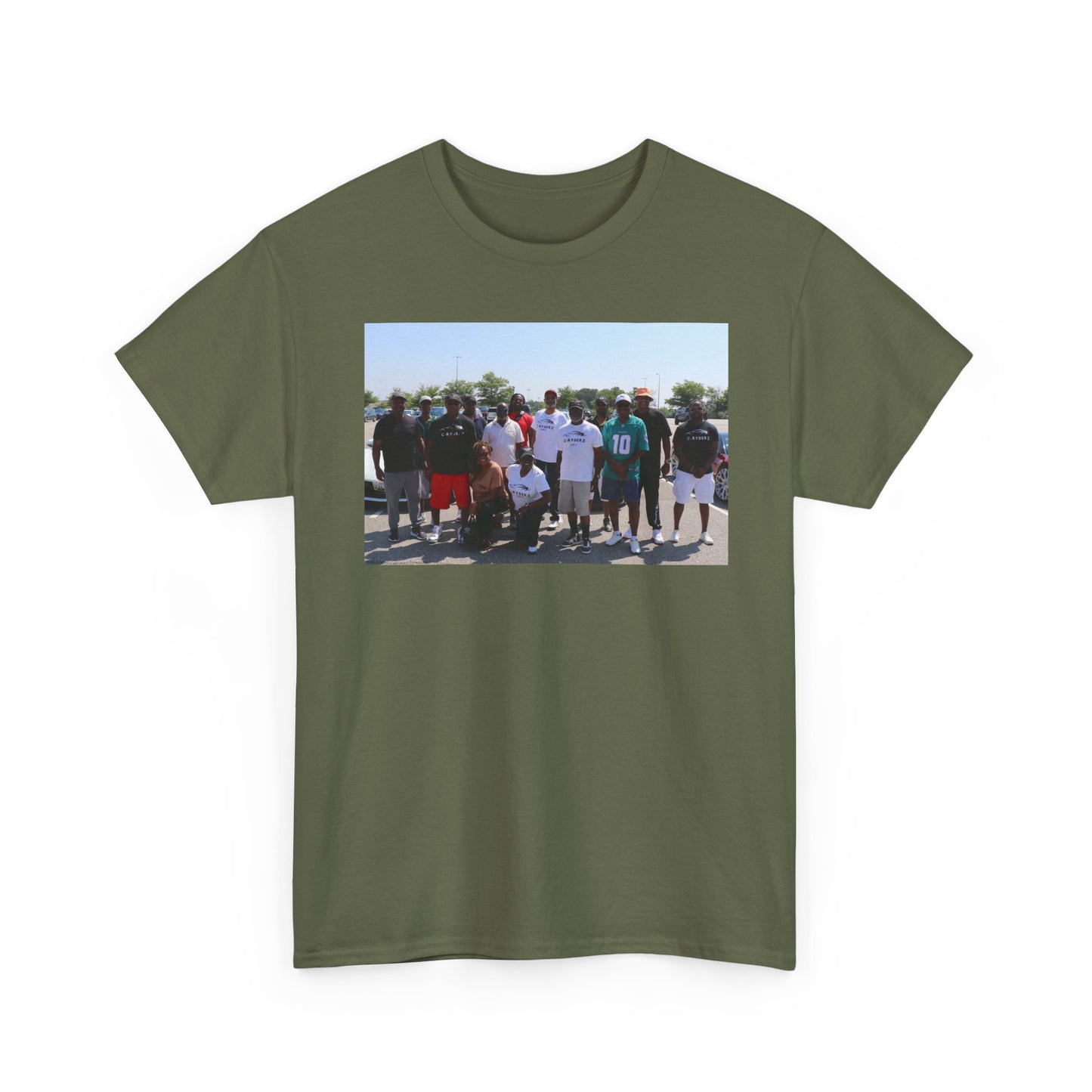 C-RYDERZ Group Photo Custom Tee — Personalized Reunion & Team Picture Shirt Printify