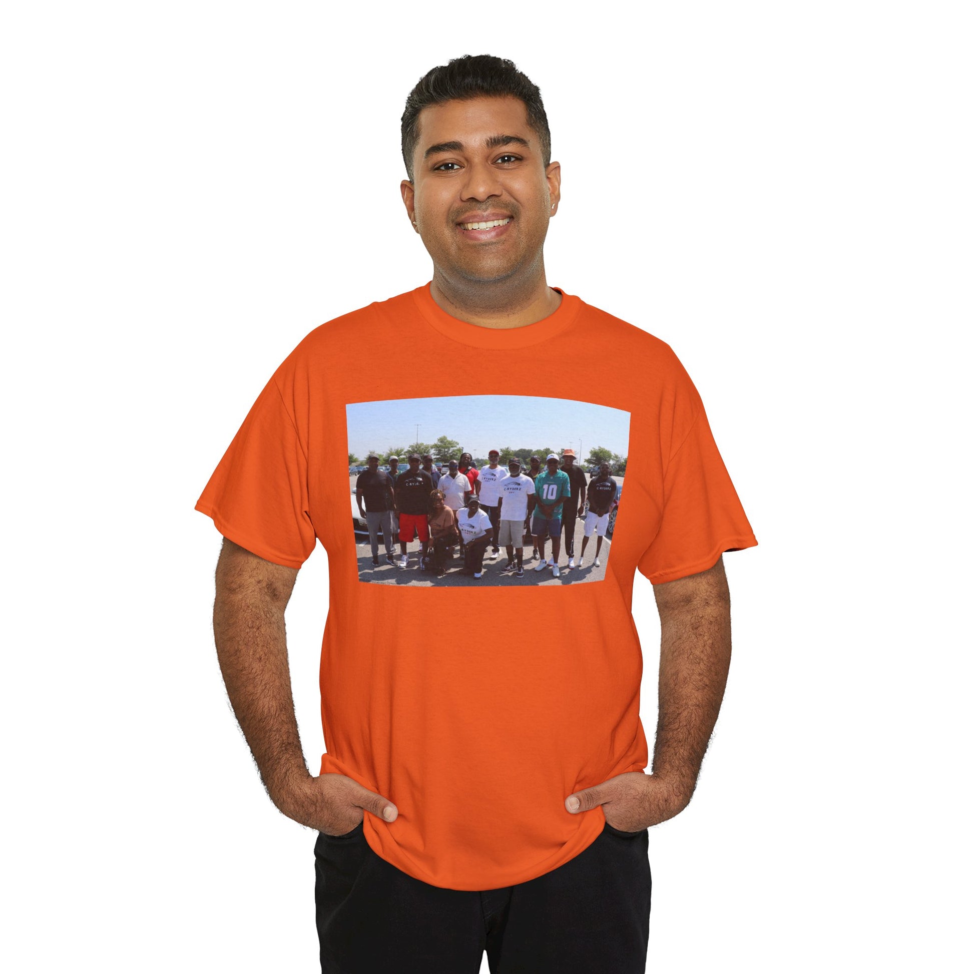 C-RYDERZ Group Photo Custom Tee — Personalized Reunion & Team Picture Shirt Printify