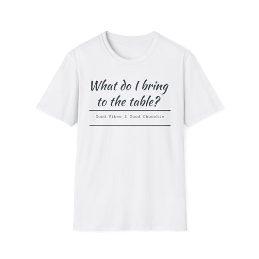 What do I bring to the table-Vibes