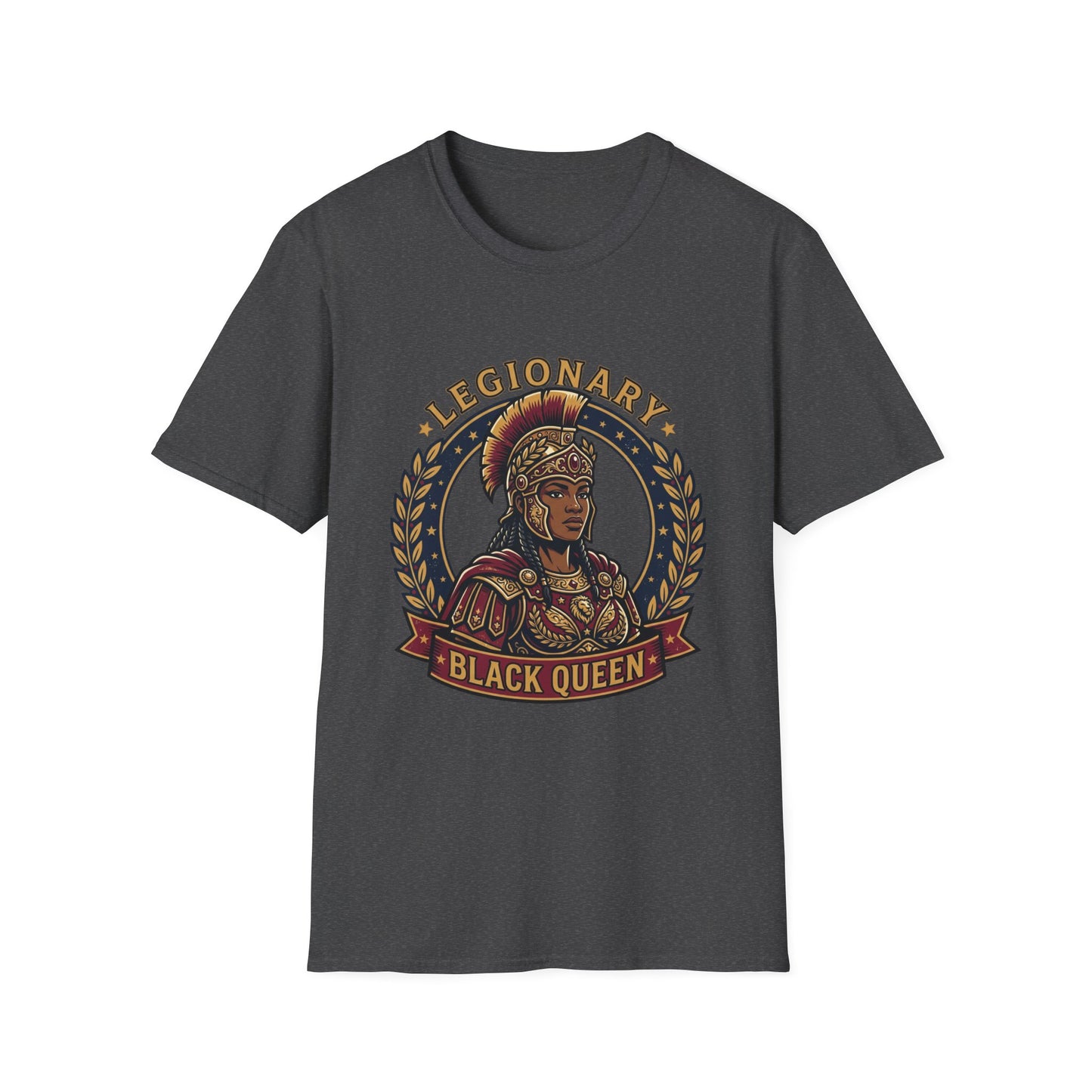 Legionary Black Queen T-Shirt — Empowering Afrocentric Warrior Tee