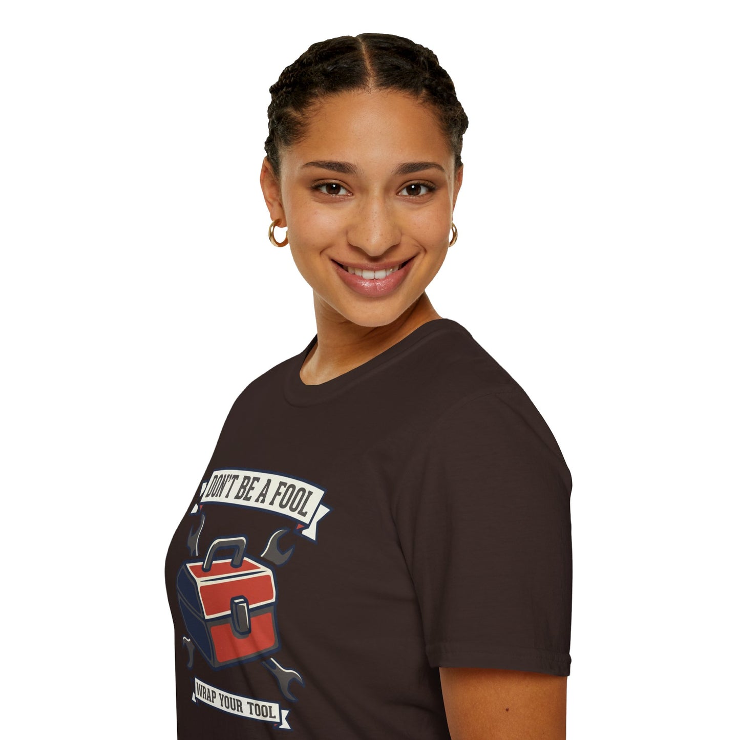 Don't Be a Fool Toolbox T‑Shirt — Wrap Your Tool Shirt for Mechanics & DIYers