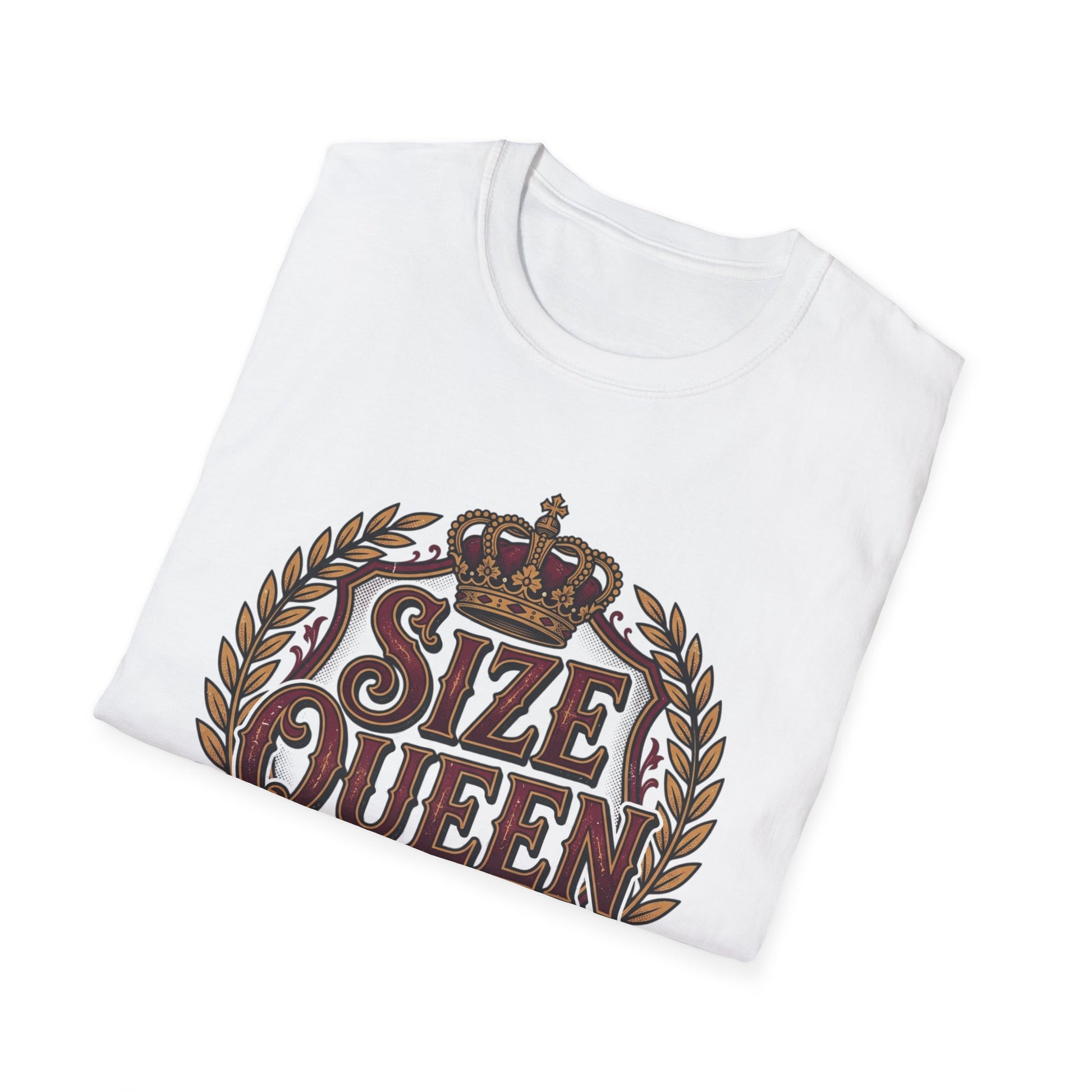 Size Queen T‑Shirt — Vintage Crown Graphic Tee Printify
