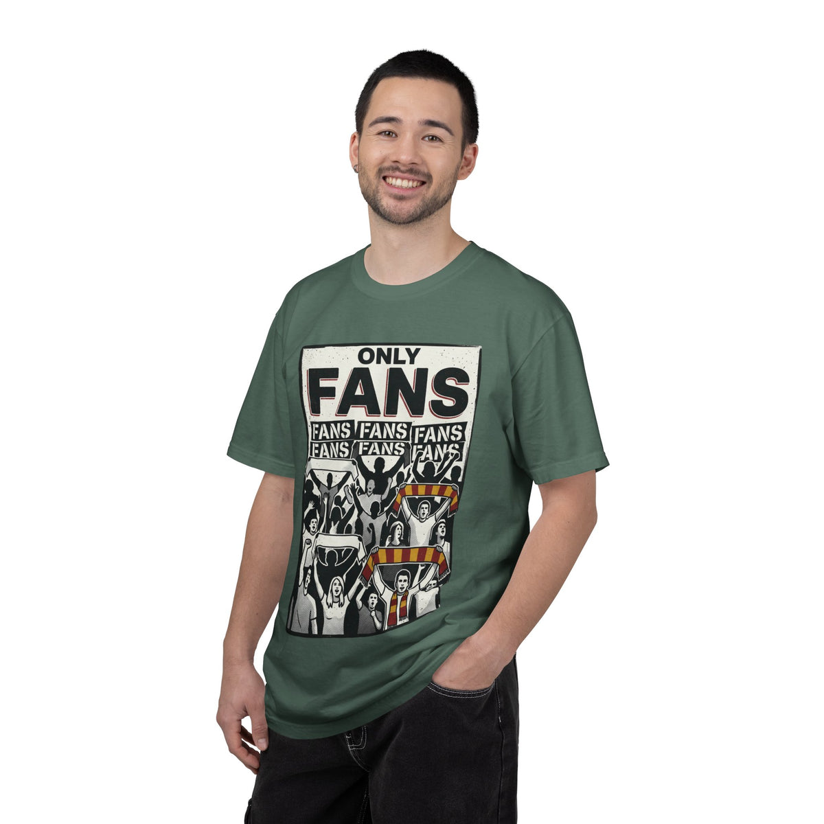 Only Fans Crowd Graphic T-Shirt — Vintage Sports Fan Tee