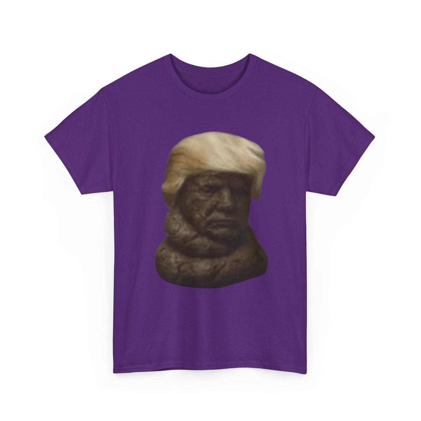 Graphic Tee — Bronze Bust Illustration T‑Shirt