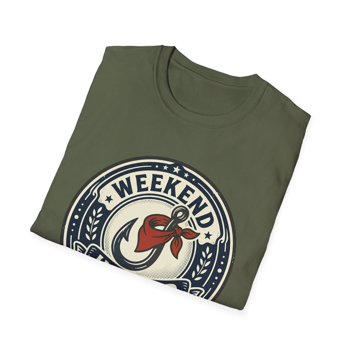 Weekend Hooker Fishing T-Shirt — Retro Angler Logo Tee