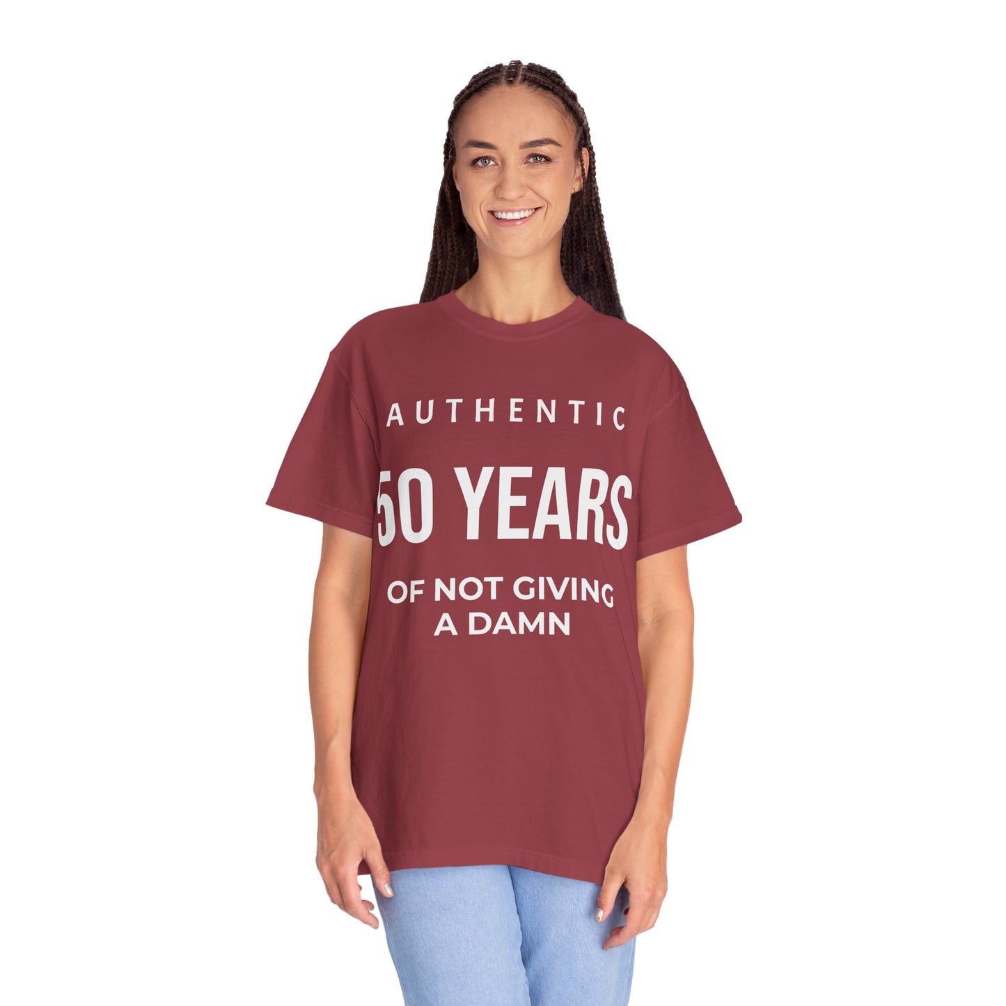50 Years of Not Giving a Damn T-Shirt — Funny 50th Birthday Tee
