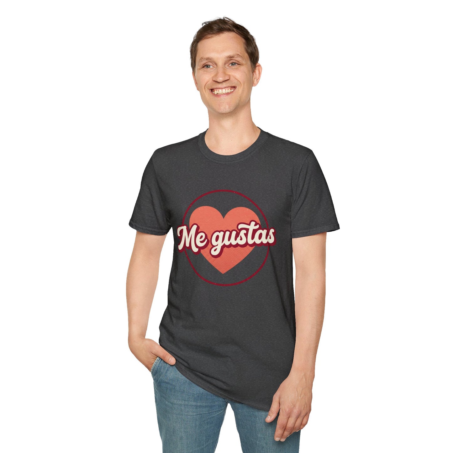 Me Gustas Heart T-Shirt — Spanish Love Graphic Tee