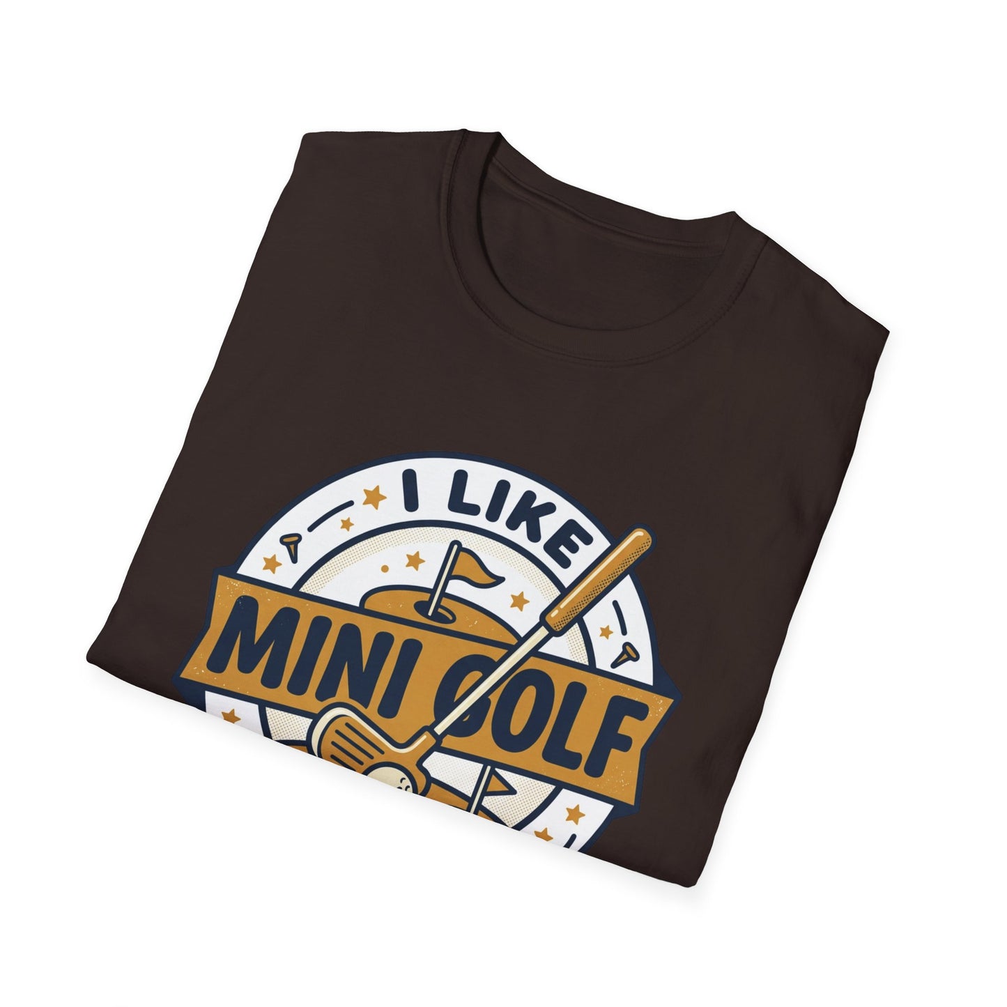 I Like Mini Golf T-Shirt — Retro Mini-Golf Graphic Tee for Fans & Players