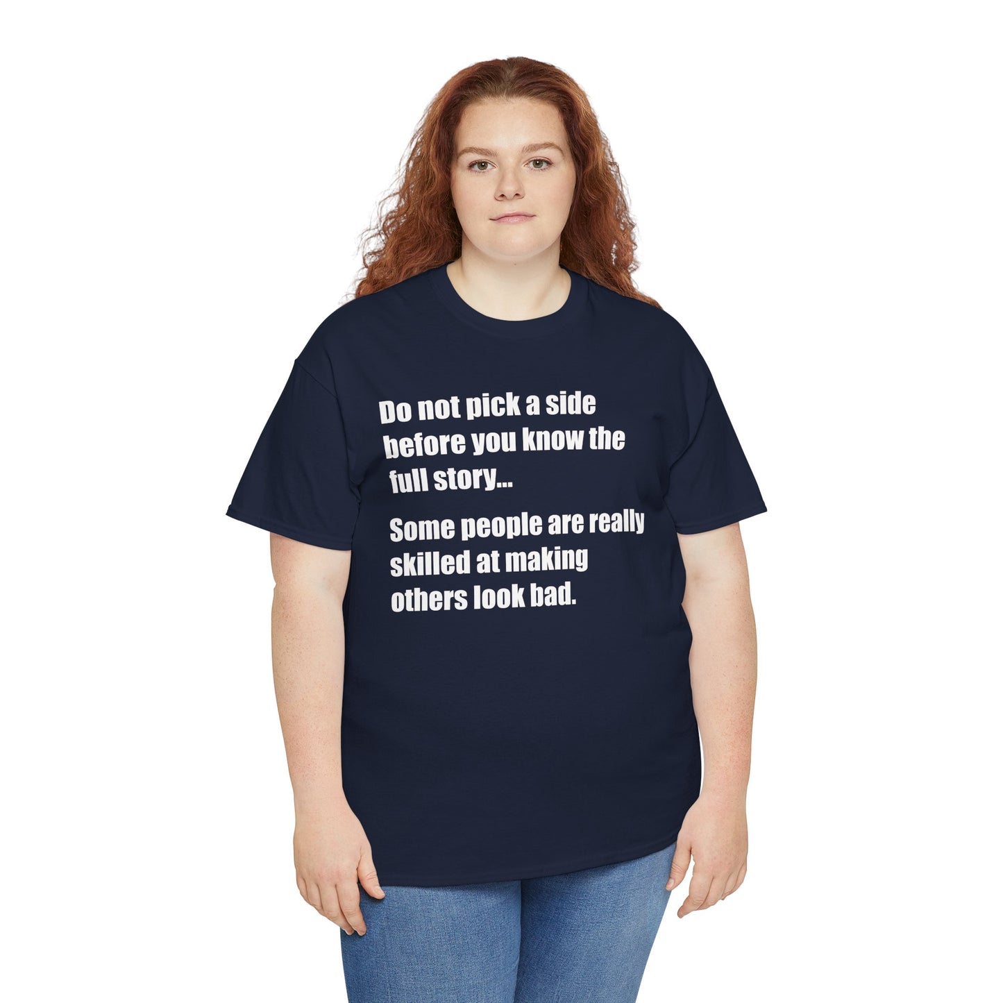 Don't pick a side before you know