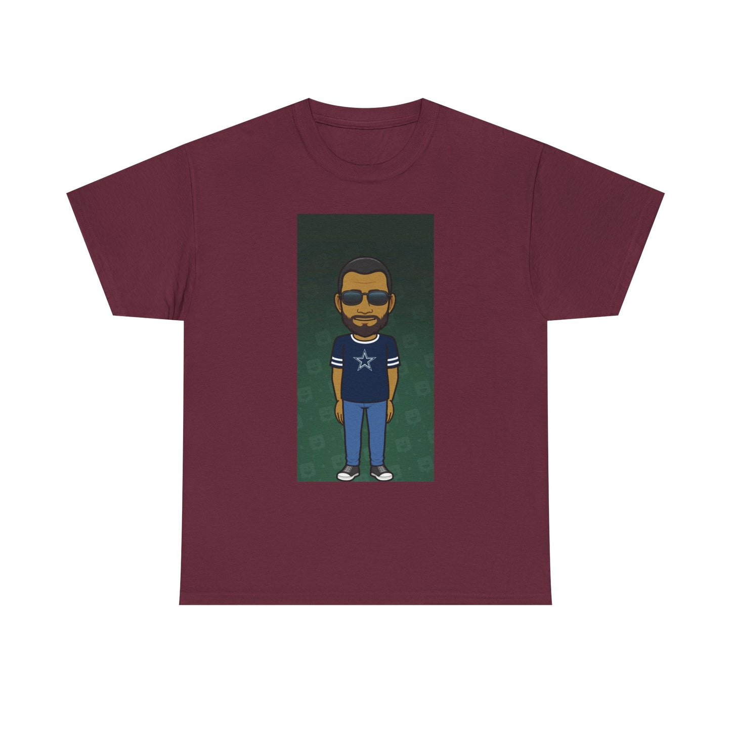 Cartoon Guy Graphic Tee — Personalized Avatar Shirt Printify