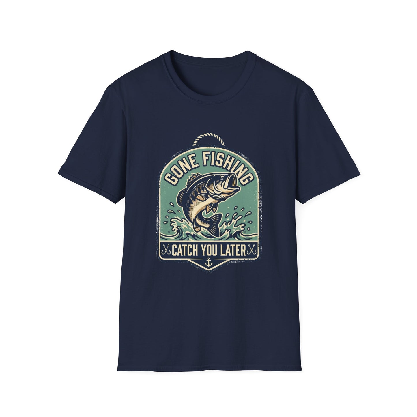 Gone Fishing T-Shirt – "Catch You Later" Bass Fishing Tee