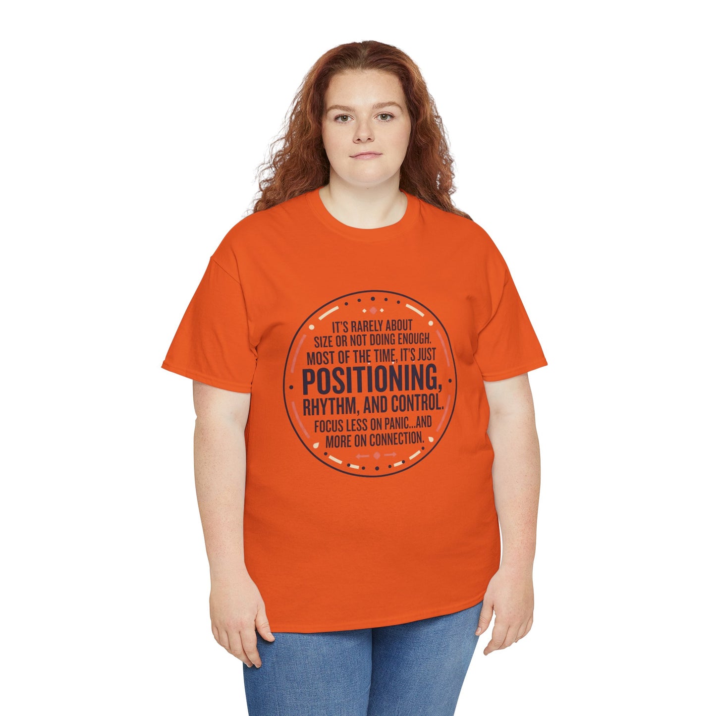 "Positioning, Rhythm, and Control" Motivational Tee—Inspirational Quote T-Shirt