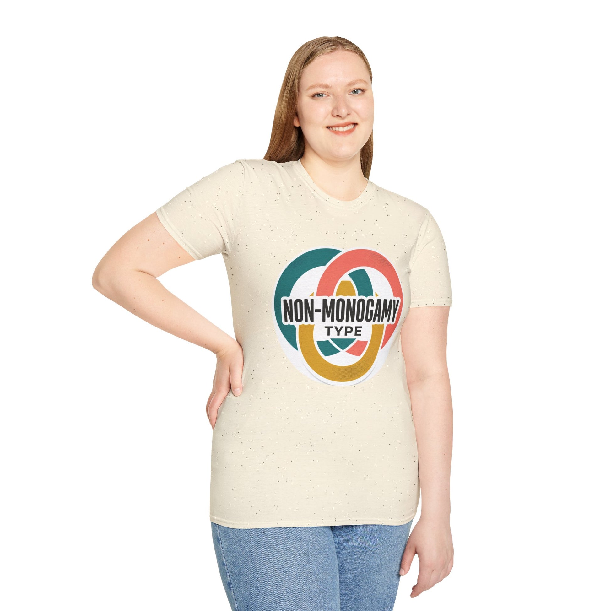 Non-Monogamy Type T-Shirt — Retro Polyamory Pride Tee Printify