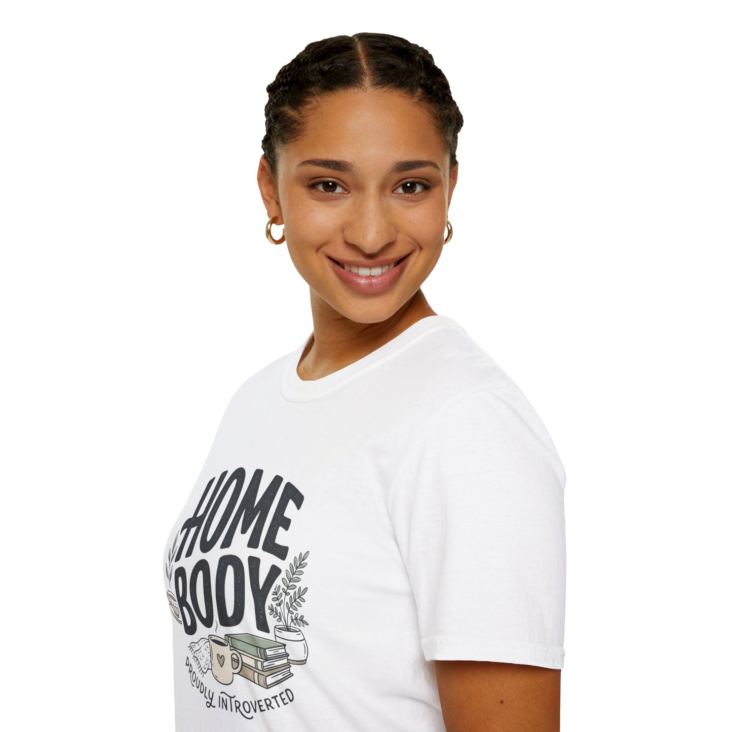 Homebody T-Shirt — 'Homebody Proudly Introverted' Cozy Graphic Tee