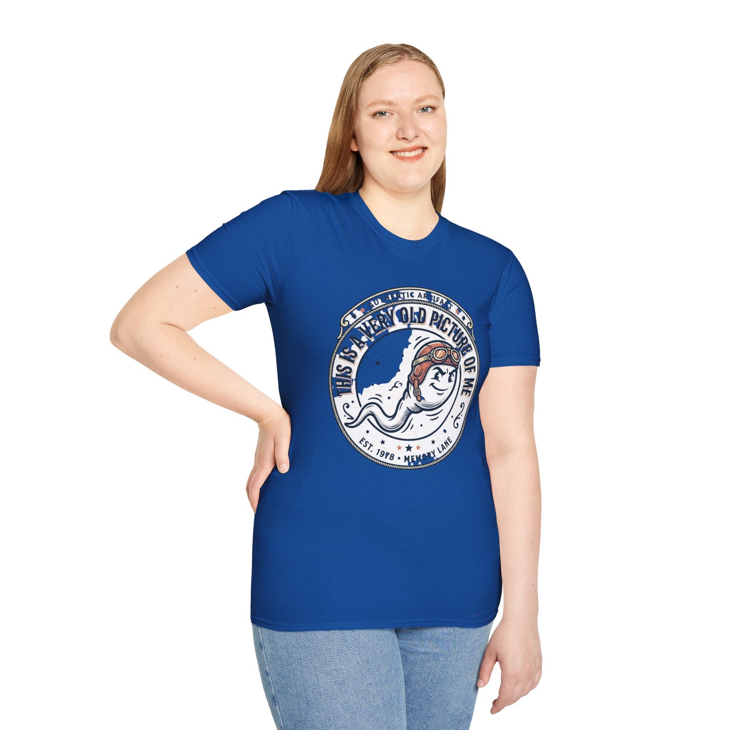 "This Is A Very Old Picture Of Me" Retro Marine Tee