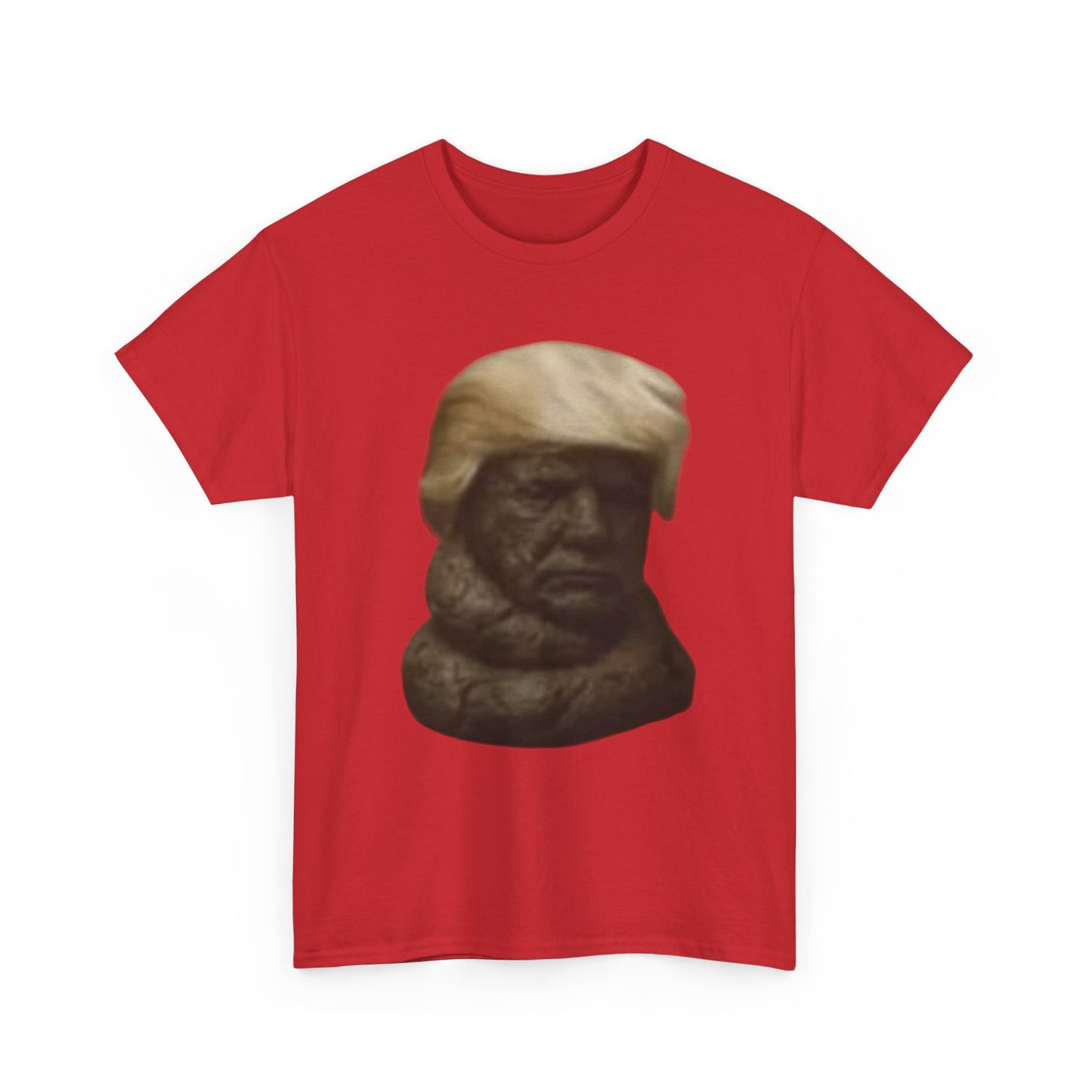 Graphic Tee — Bronze Bust Illustration T‑Shirt